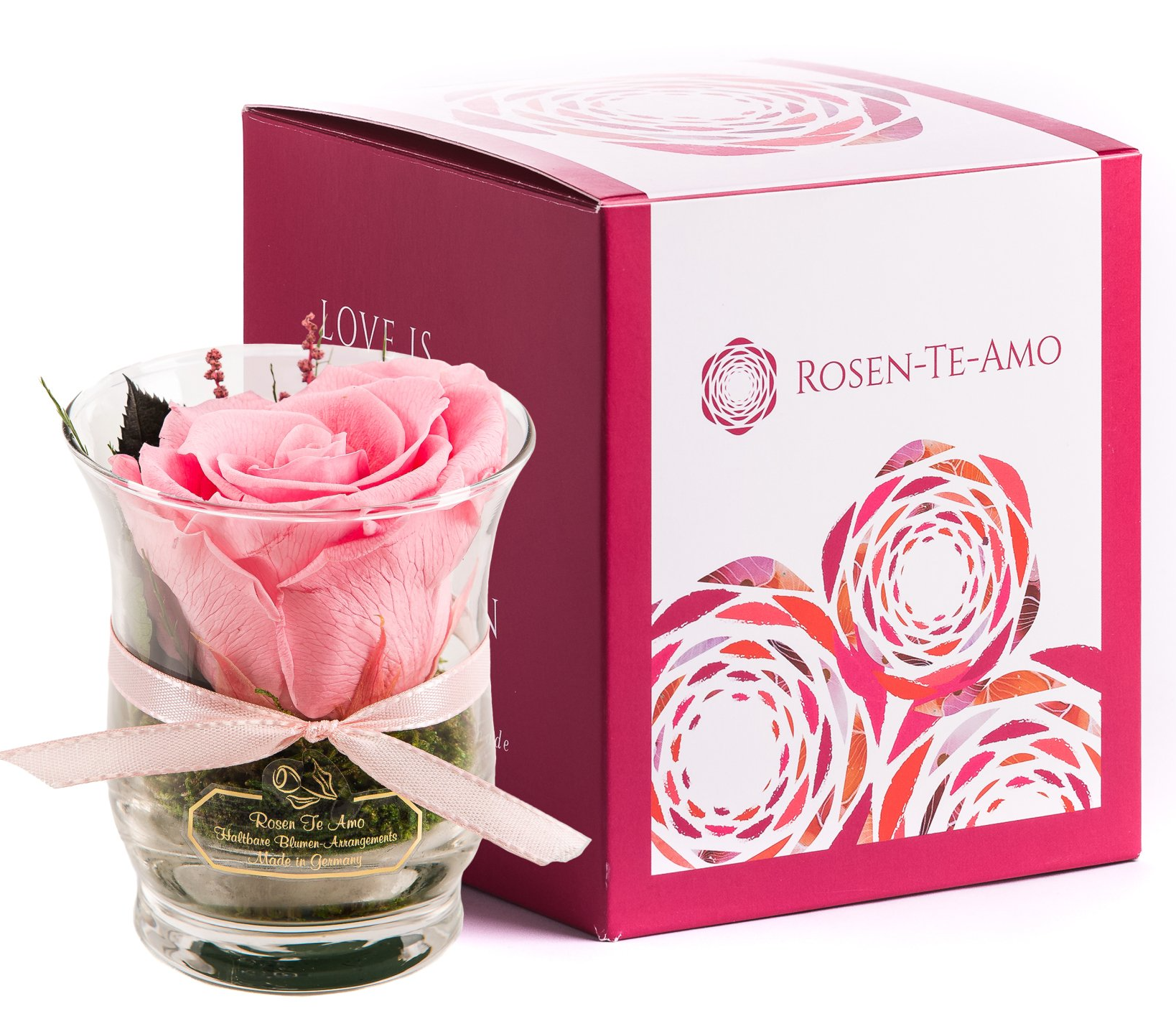 echte-Rosen-im-Glas | konservierte-Rosengestecke | echte-Blumenarrangements