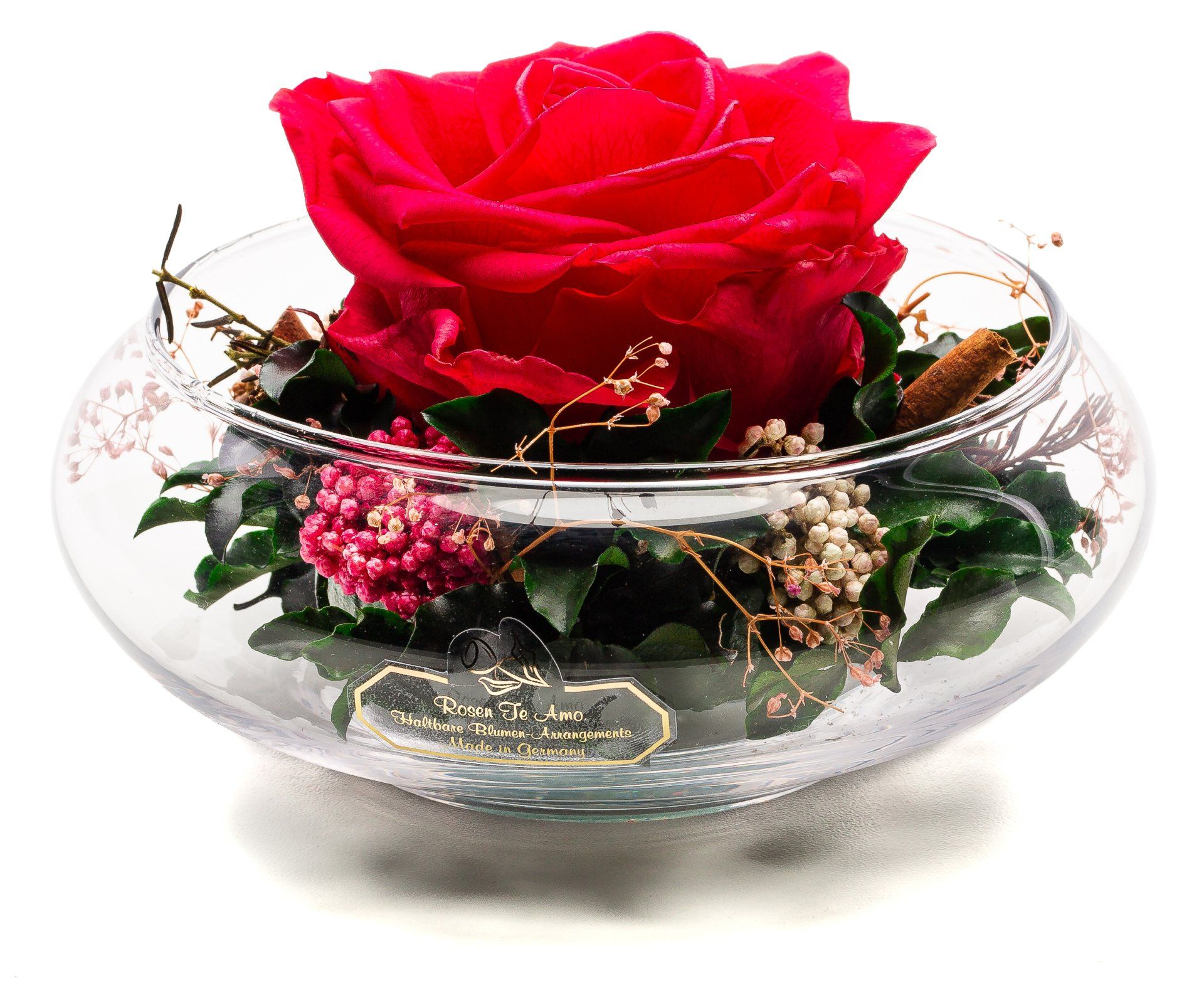 Rosen te Amo -GSF-RPXRE-001 infinity Blumengeschenk Pinkfarbe | als Weihnachtsdeko | Weihnachtsgeschenk