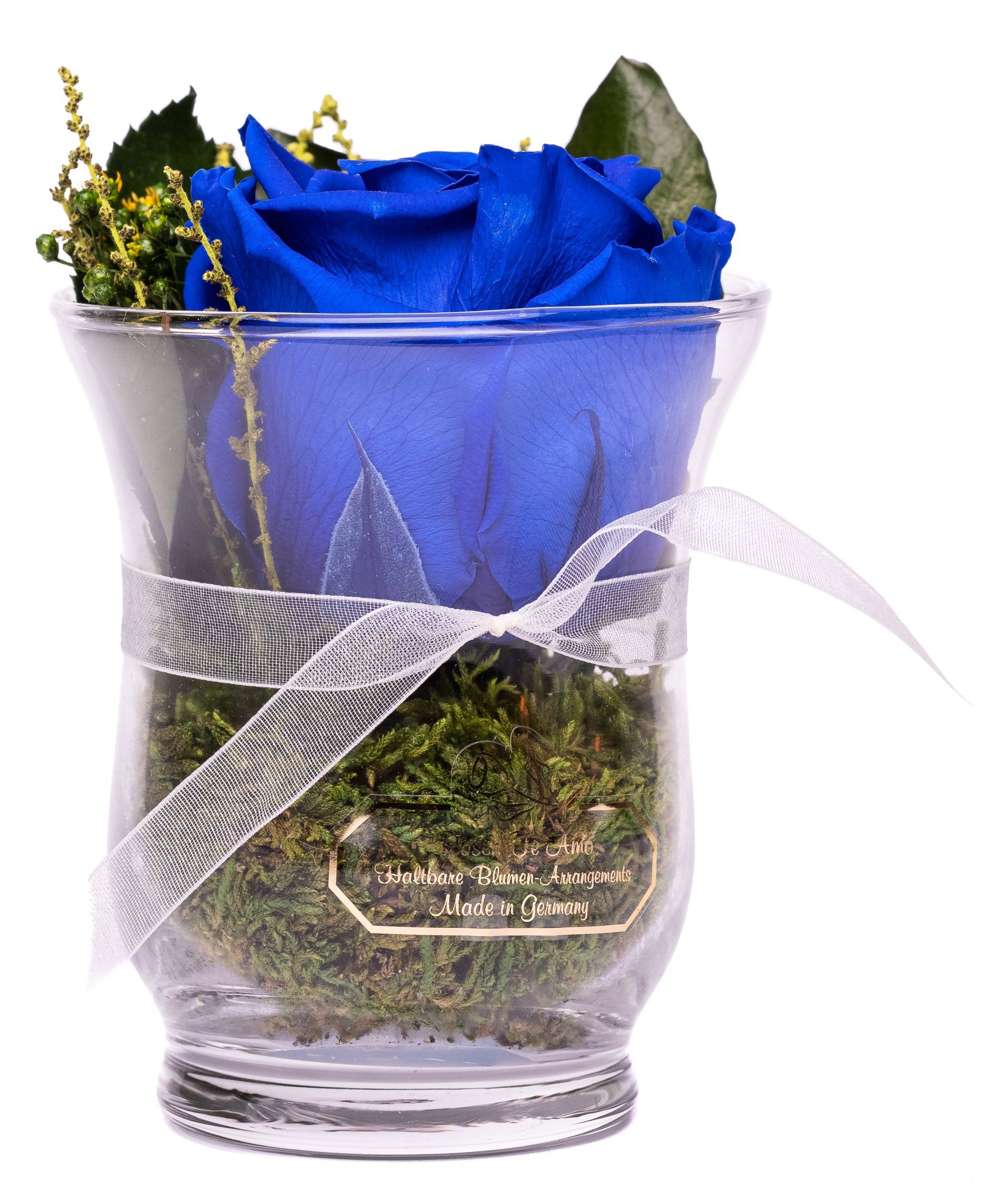 Liebesgeschenk, Rosen in Hurricane Vase, Rosen in der Vase, Rosen im Glas, haltbare Rosengestecke, infinity Blumenarrangement, infinity Blumen
