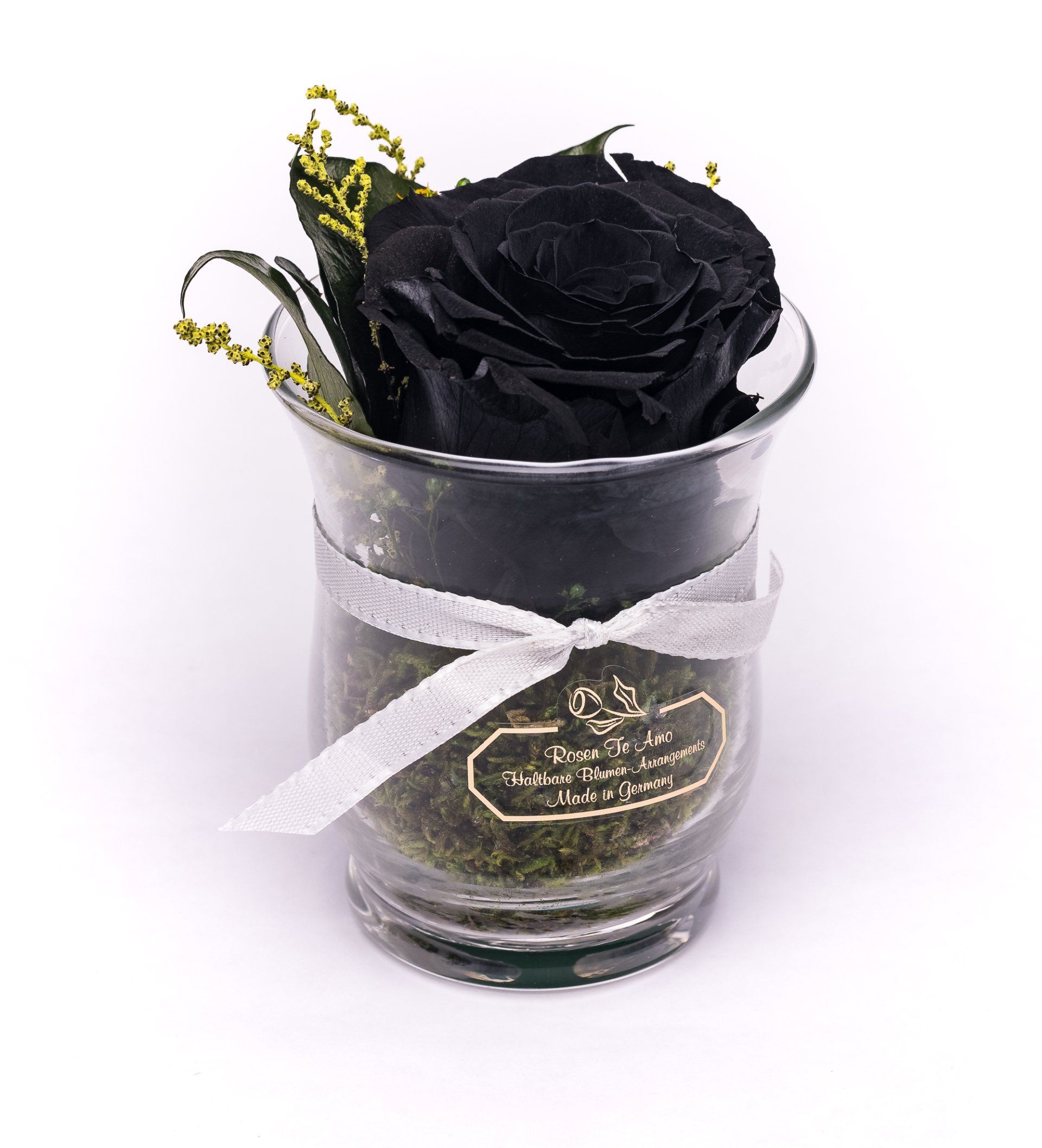 haltbare Rosengestecke infinity Blumenarrangement, im Glas