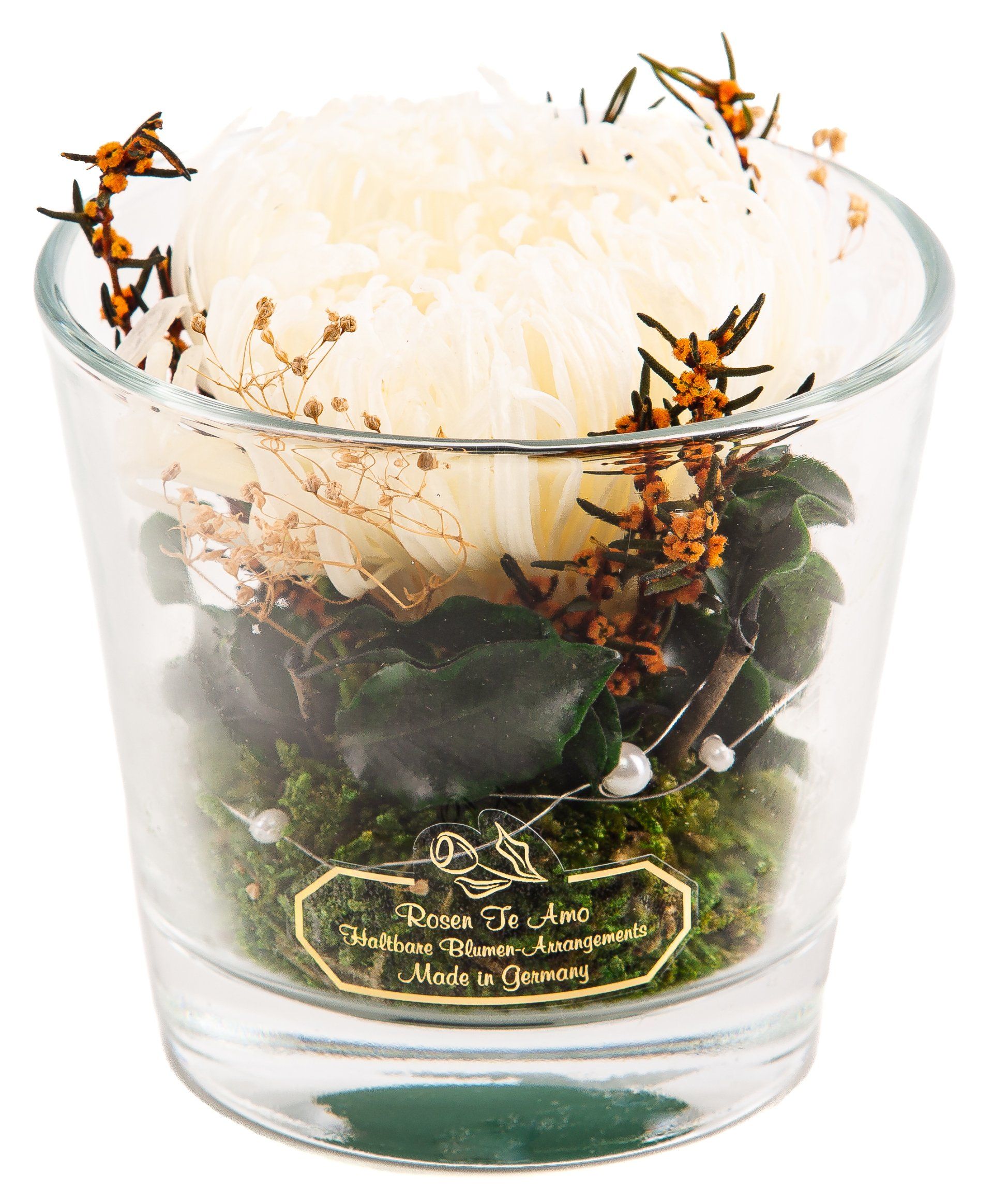 Echte Blumengeschenk Weiße Farbe - als Weihnachtsgeschenk