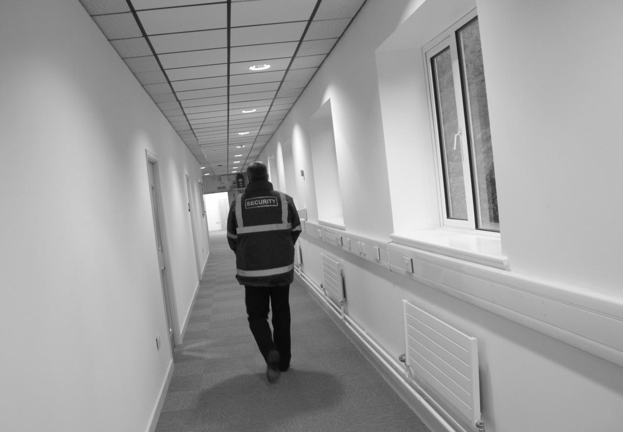 Avantguard Security Guard in a School