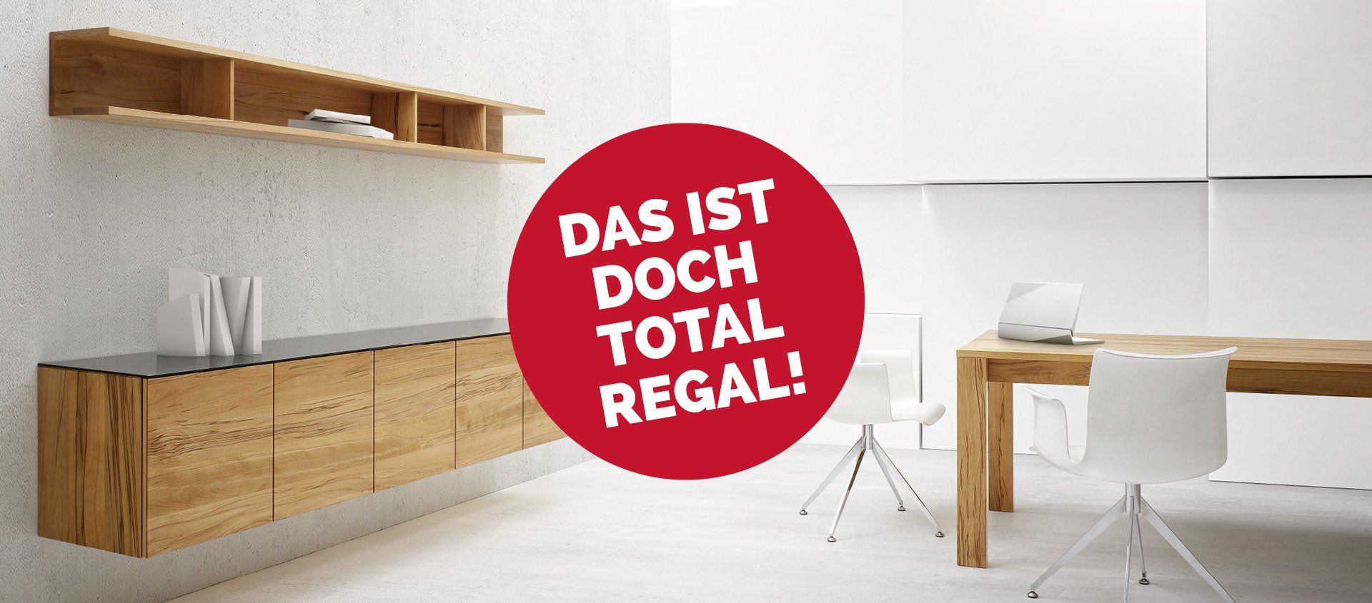 V8 Werbeagentur Nürnberg Roter Punkt Einrichtungshaus Erscheinungsbild