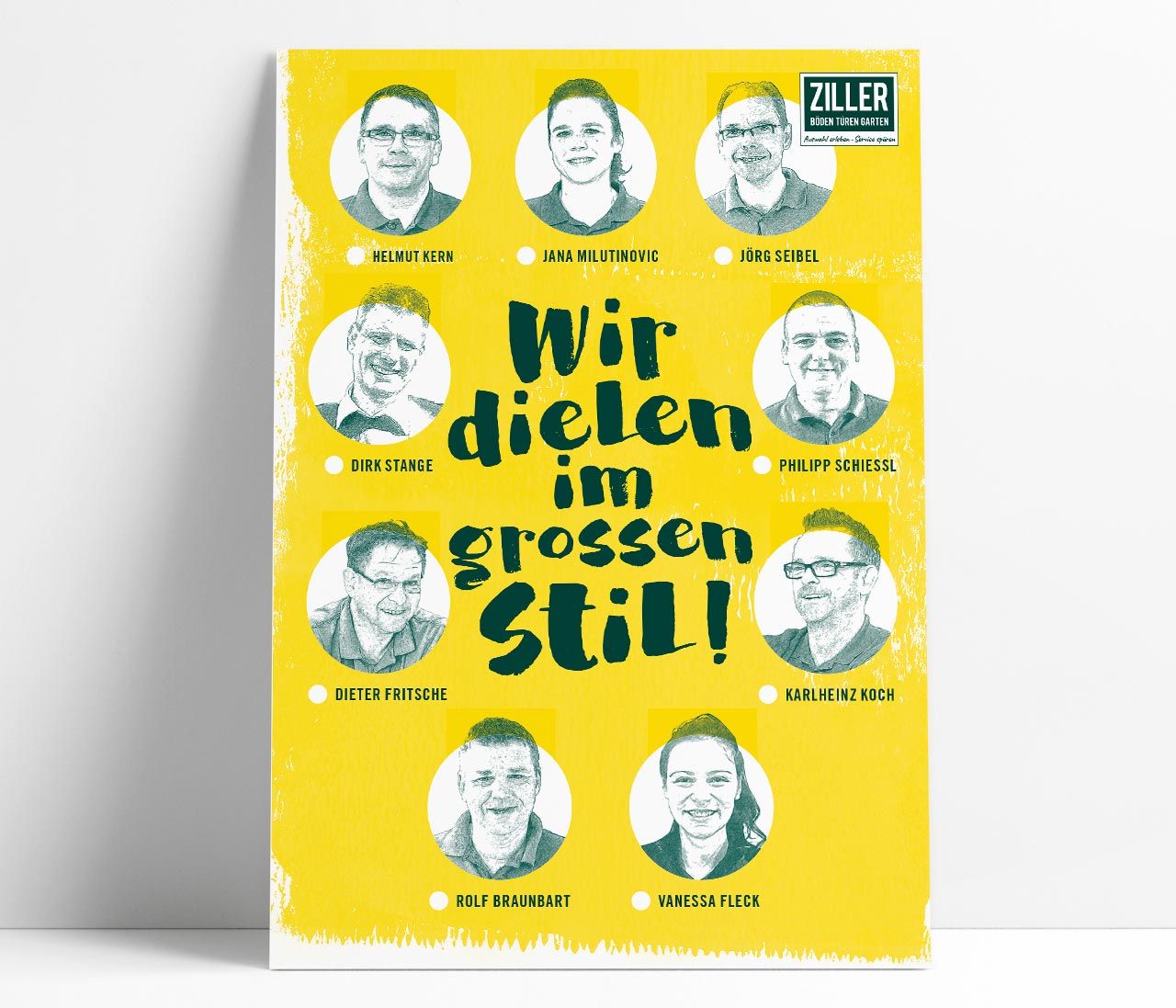 V8 Werbeagentur Nürnberg, Ziller, Printprodukte und Aufsteller