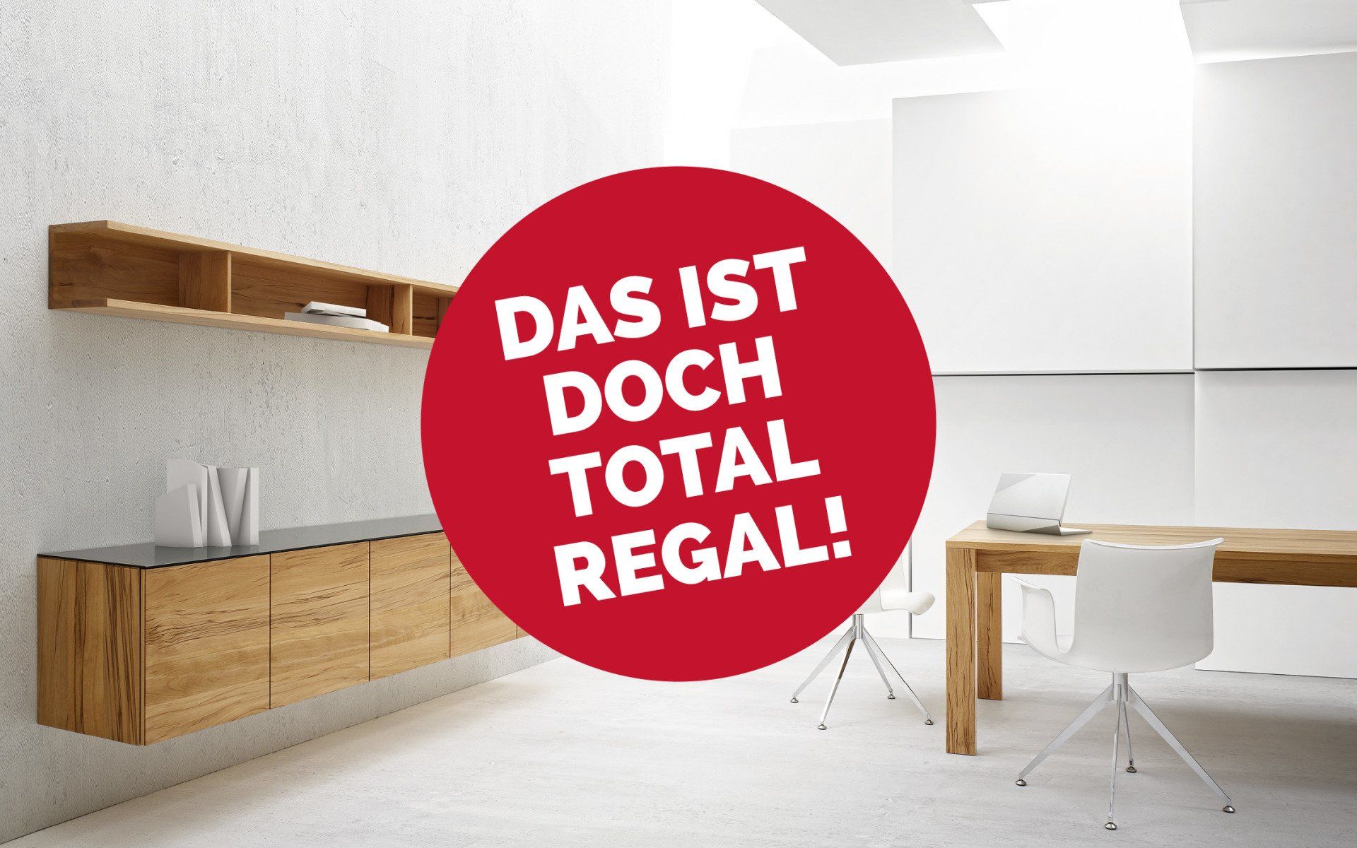 V8 Werbeagentur Nürnberg Roter Punkt Einrichtungshaus Erscheinungsbild