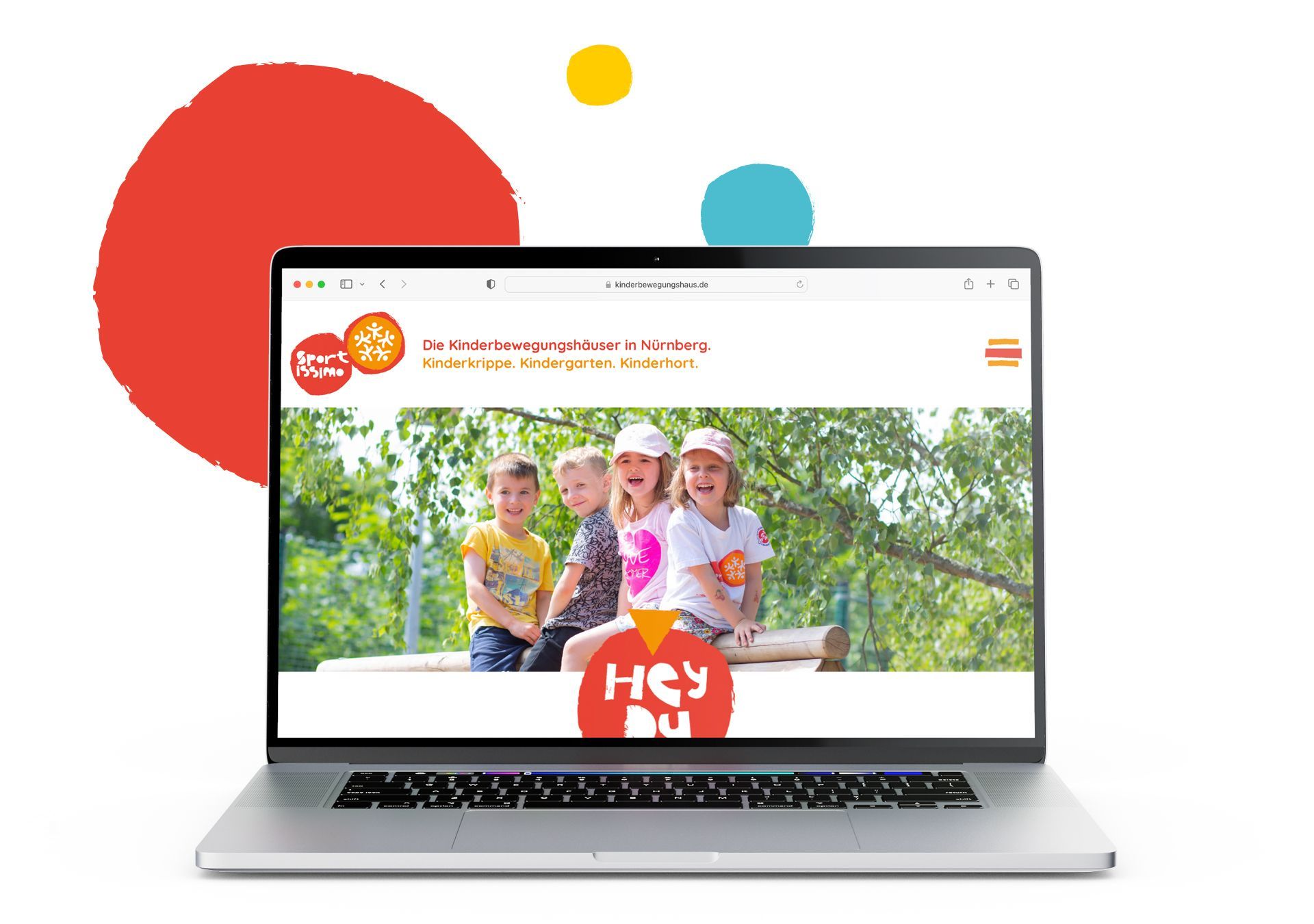 V8 Werbeagentur, Sportissimo Nürnberg, Kinderbewegungsladen, Internetauftritt, Website