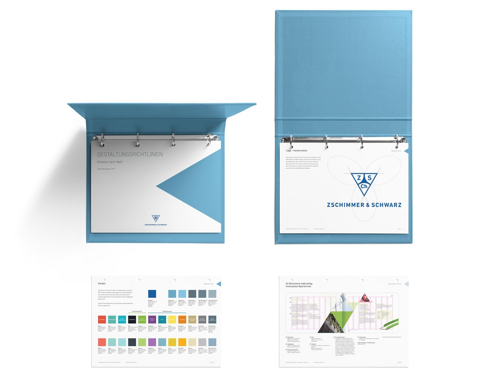 V8 Werbeagentur, Nürnberg, Motor für Marken, Zschimmer & Schwarz, Flyer, Produktbroschüren