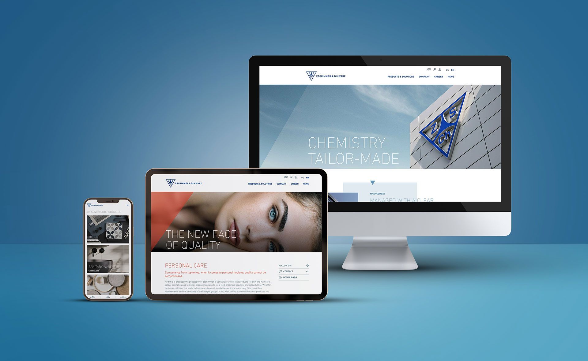 V8 Werbeagentur, Nürnberg, Zschimmer & Schwarz, Broschüren, Flyer, Produktbroschüren