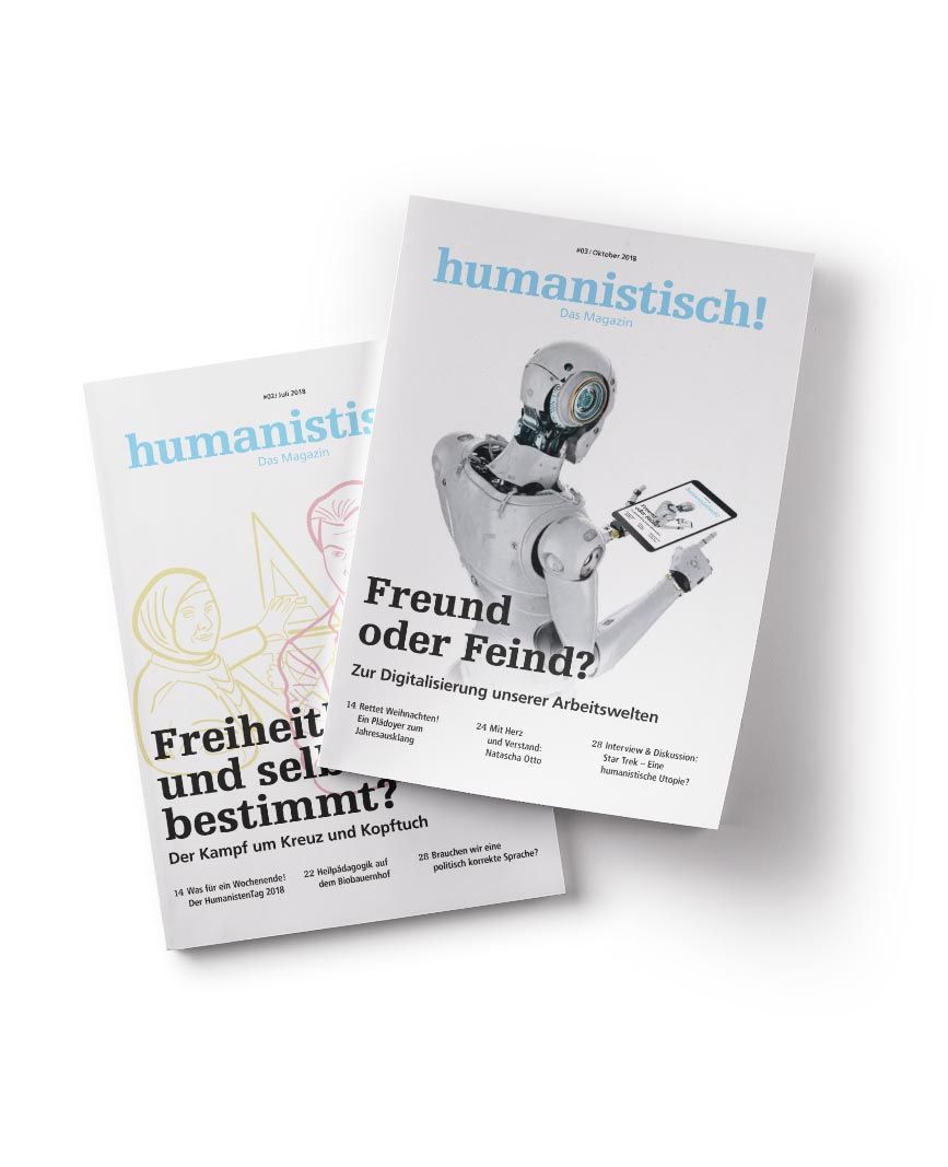 V8 Werbeagentur Nürnberg, humanisitsch!, Magazin der Humanistischen Vereinigung