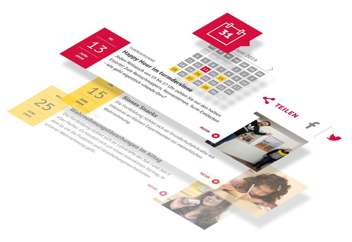 V8 Werbeagentur, Marken, Turmdersinne, Philoscience, Webdesign, Internetauftritt, Website