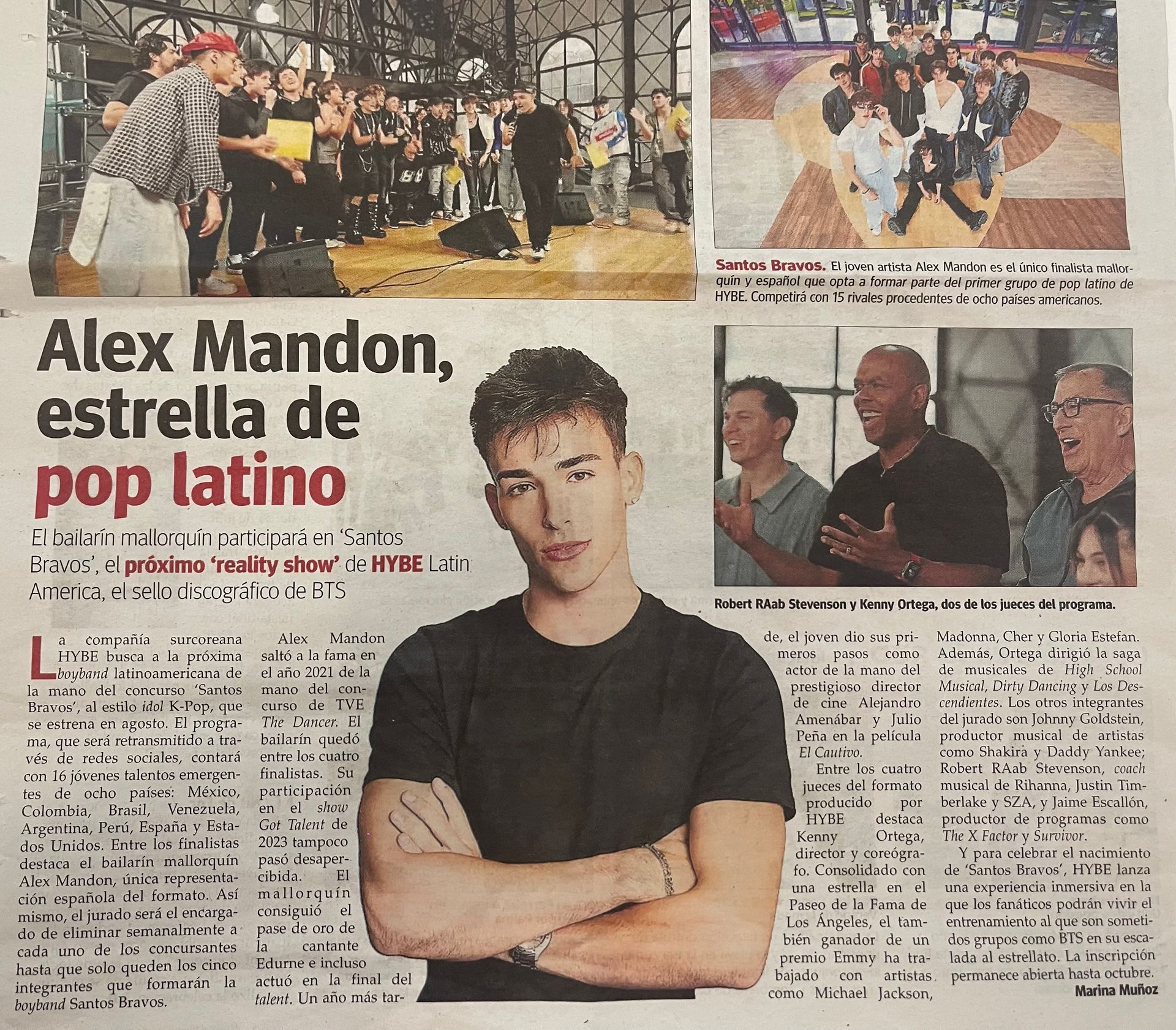 alex mandon rey actor modelo performer