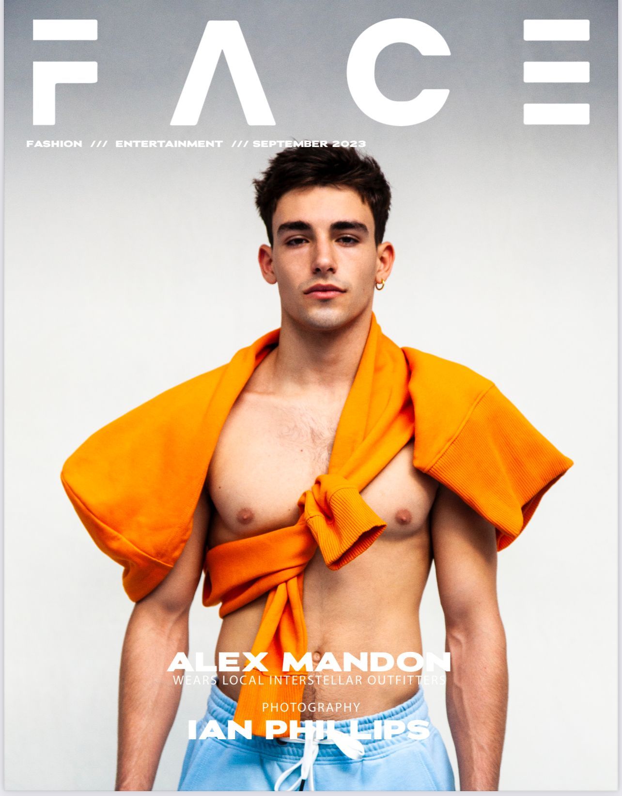 alex mandon rey modelo revista face Los angeles 2023