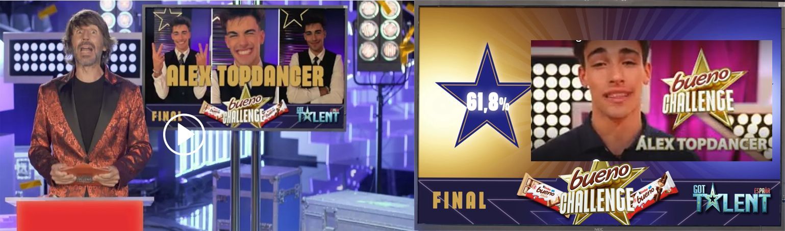 Alex mandon rey botón de oro y finalista Got Talent España 2023