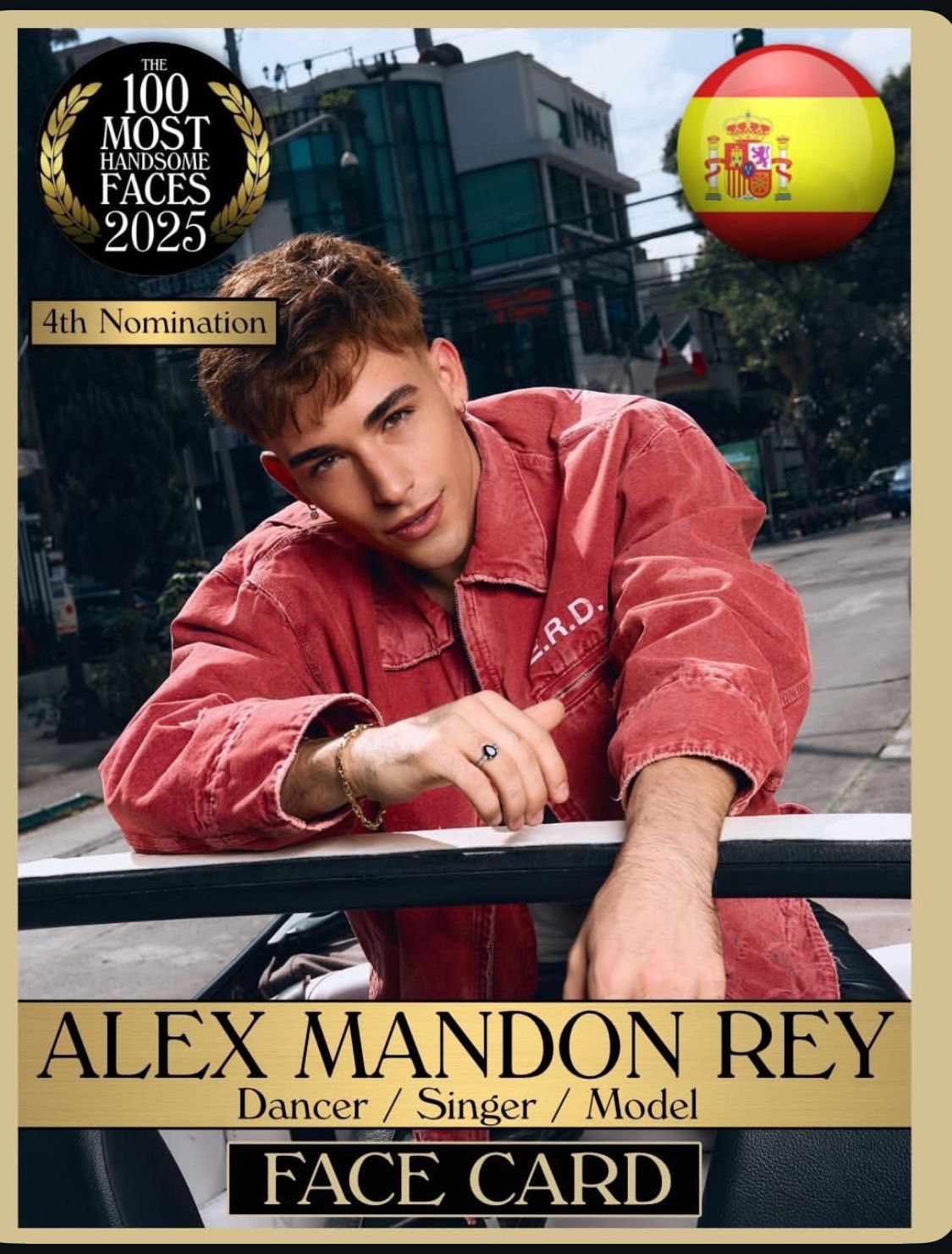 Alex Mandon Rey Most Handsome face 2025