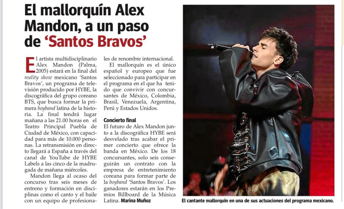 alex mandon rey actor modelo performer