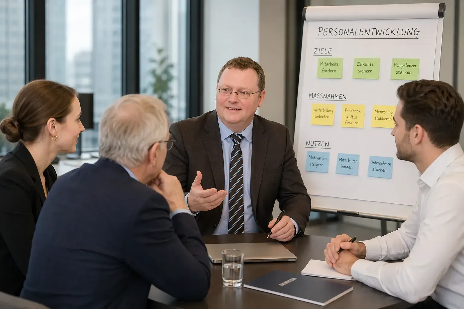 Illustration zu Arbeitsweisen und Methodik von BEITRAINING, strukturierte Personalentwicklung