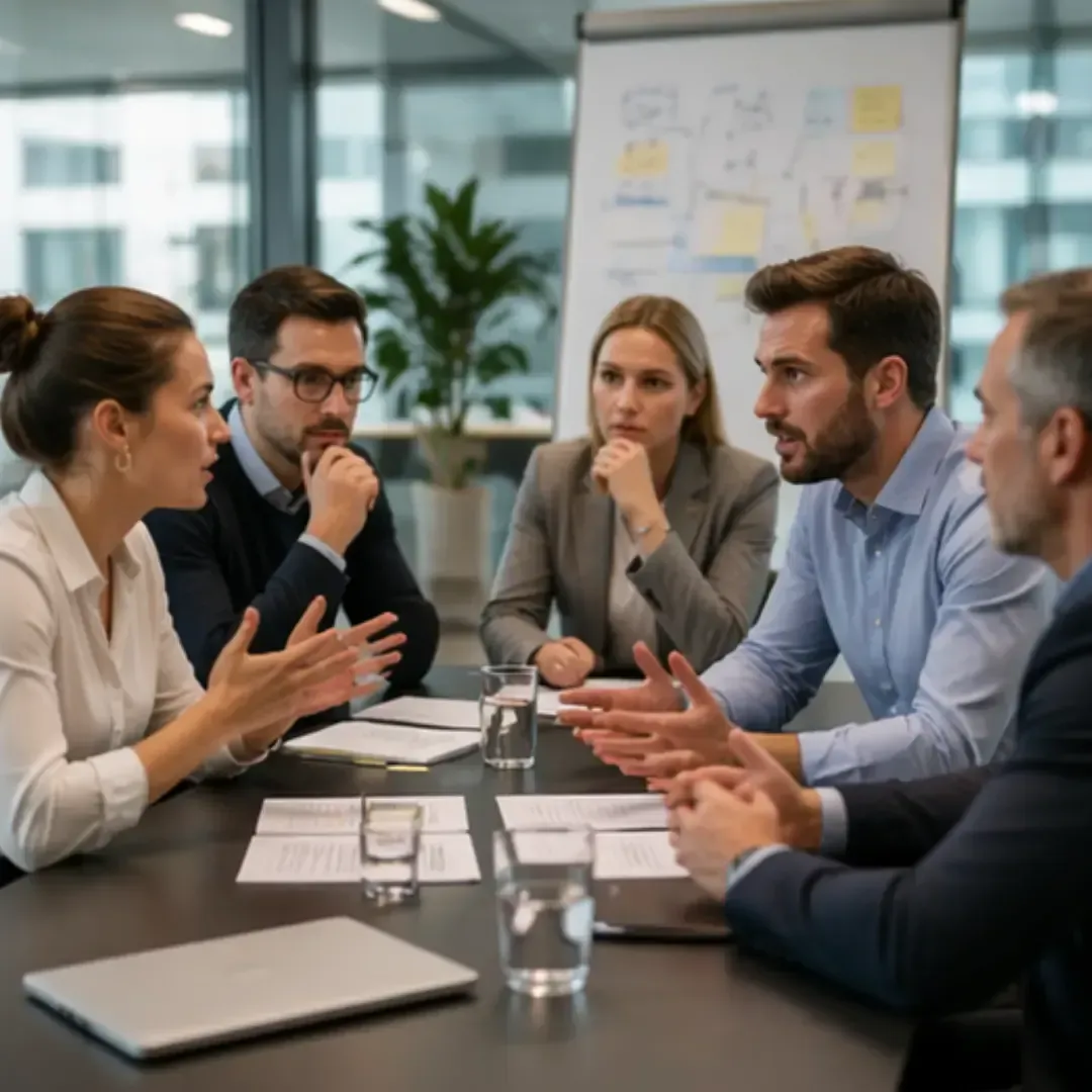 Illustration zu BEITRAINING Workshop zu Moderation und Konfliktmanagement in KMU
