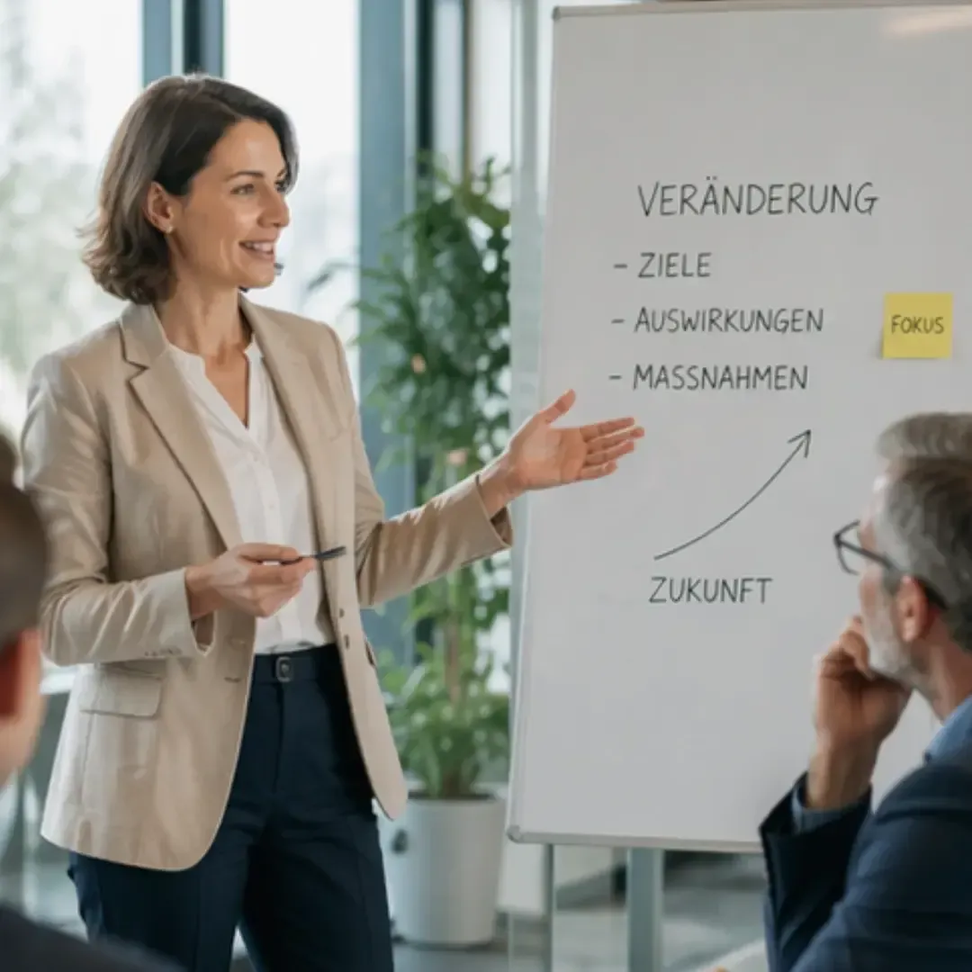 Illustration; Veränderungsprozesse in KMU begleiten, Personalentwicklung, Organisationsentwicklung mit BEITRAINING