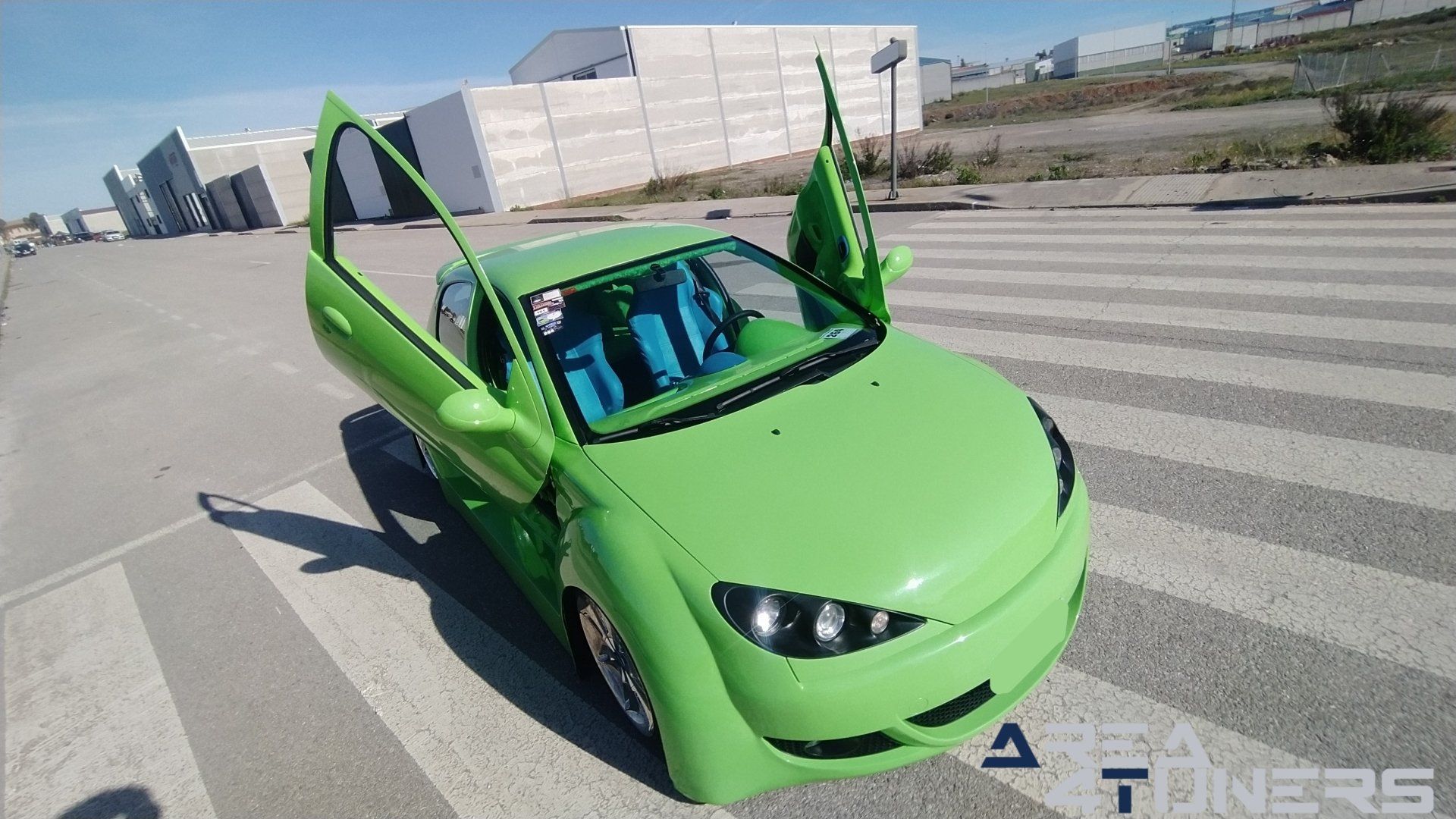 Imagen reportaje coche Tuning Peugeot 206 Mantis Imagen perteneciente al reportaje sobre coche Tuning, de la revista Area4tuners sobre un Peugeot 206