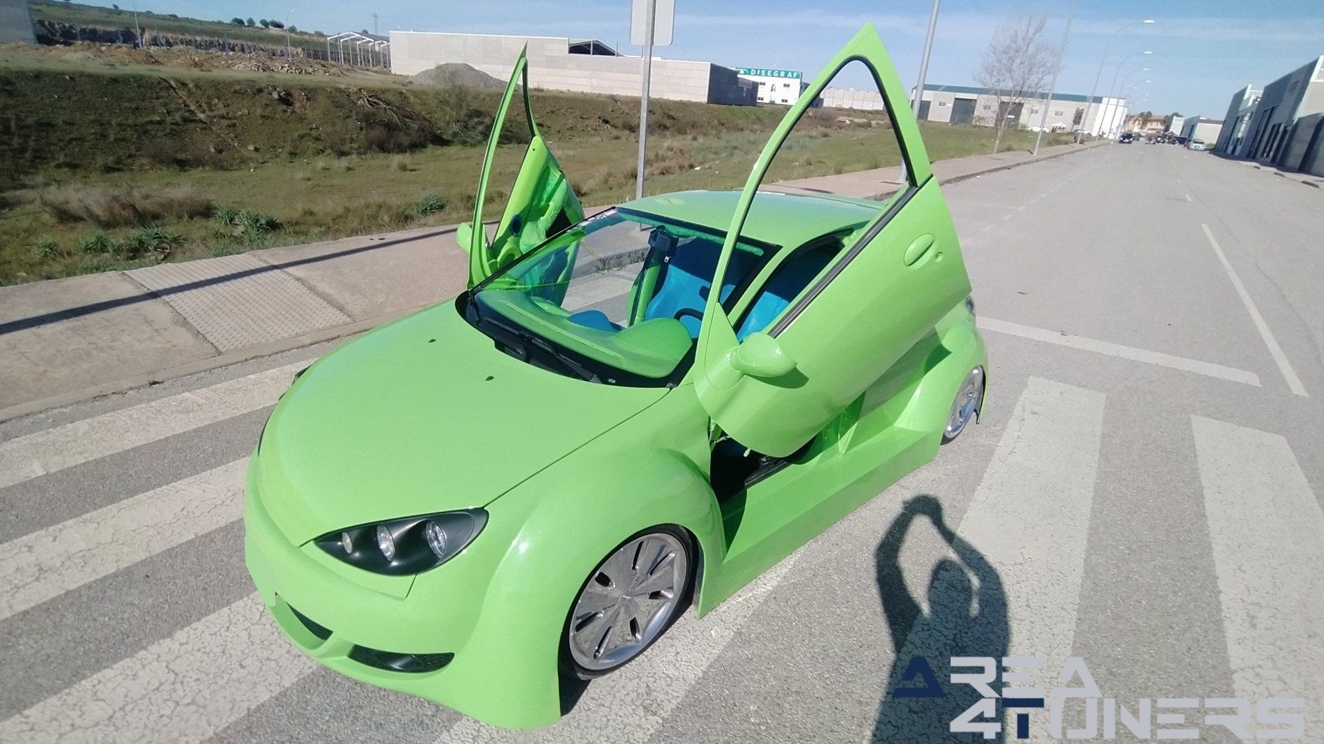 Imagen reportaje coche Tuning Peugeot 206 Mantis Imagen perteneciente al reportaje sobre coche Tuning, de la revista Area4tuners sobre un Peugeot 206