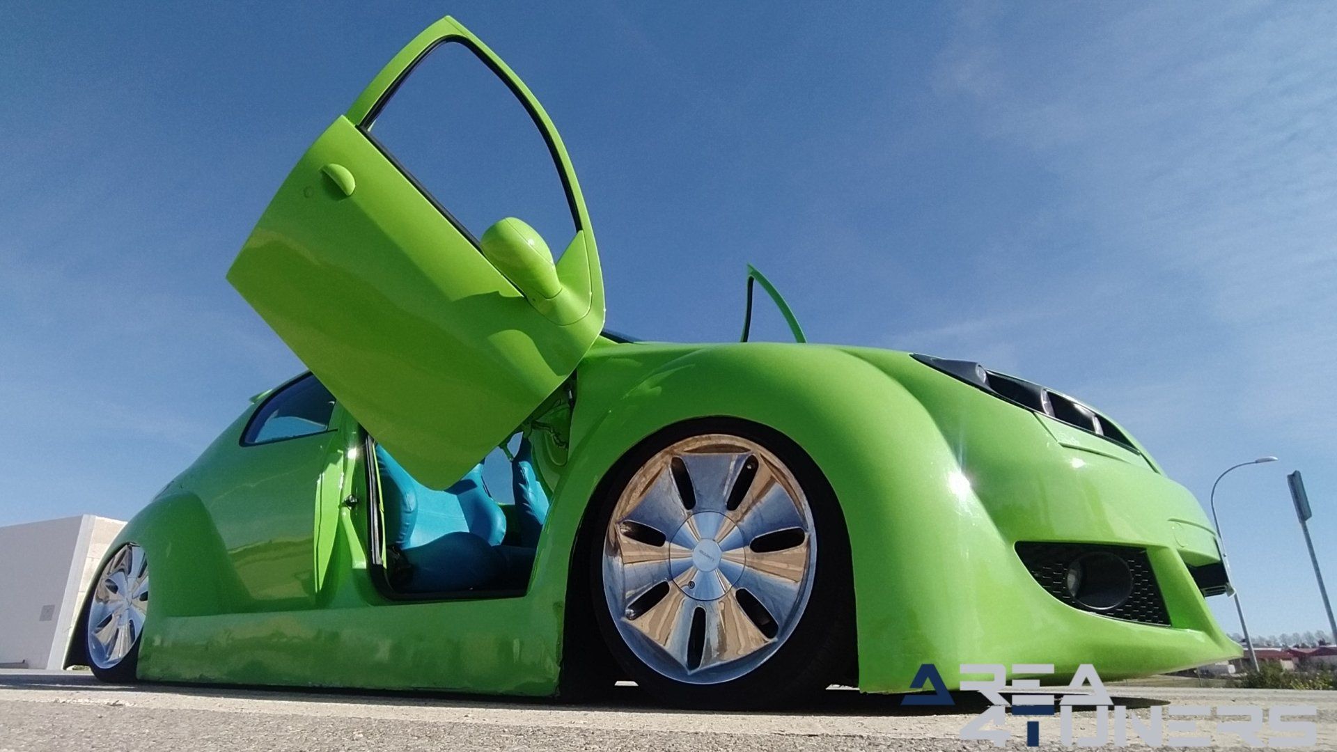 Imagen reportaje coche Tuning Peugeot 206 Mantis Imagen perteneciente al reportaje sobre coche Tuning, de la revista Area4tuners sobre un Peugeot 206