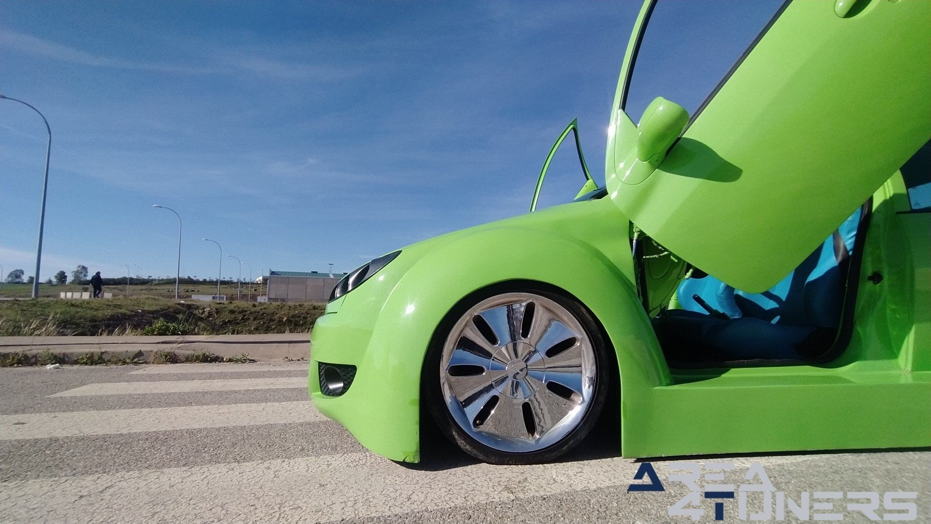 Imagen reportaje coche Tuning Peugeot 206 Mantis Imagen perteneciente al reportaje sobre coche Tuning, de la revista Area4tuners sobre un Peugeot 206