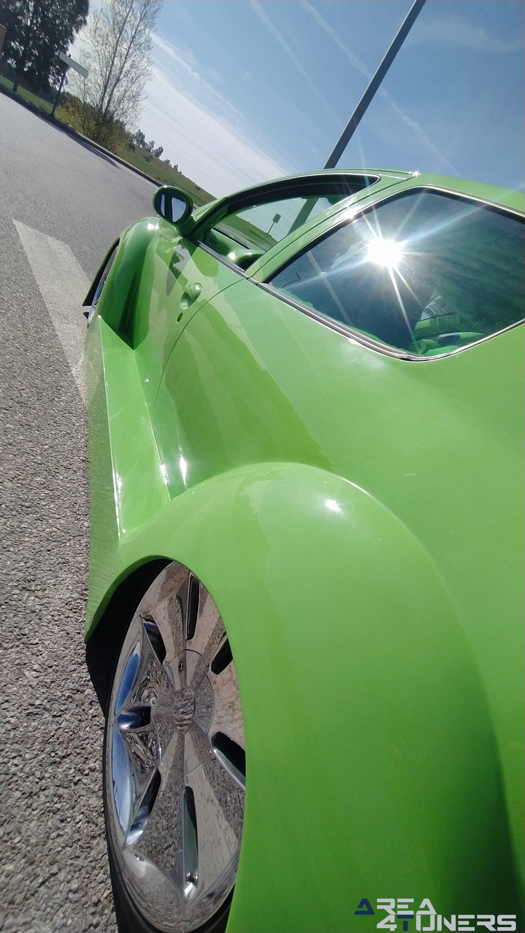 Imagen reportaje coche Tuning Peugeot 206 Mantis Imagen perteneciente al reportaje sobre coche Tuning, de la revista Area4tuners sobre un Peugeot 206