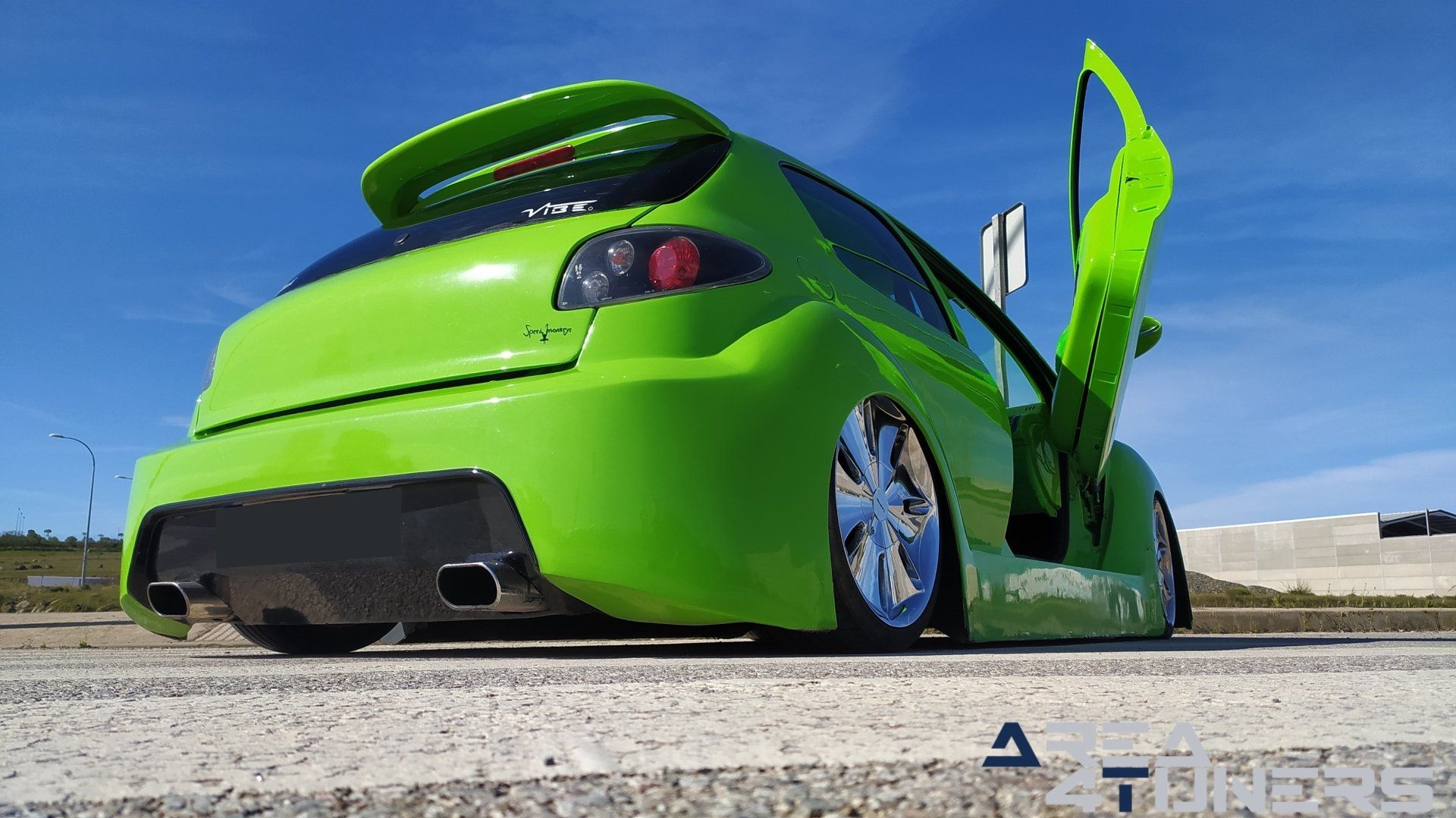 Imagen reportaje coche Tuning Peugeot 206 Mantis Imagen perteneciente al reportaje sobre coche Tuning, de la revista Area4tuners sobre un Peugeot 206
