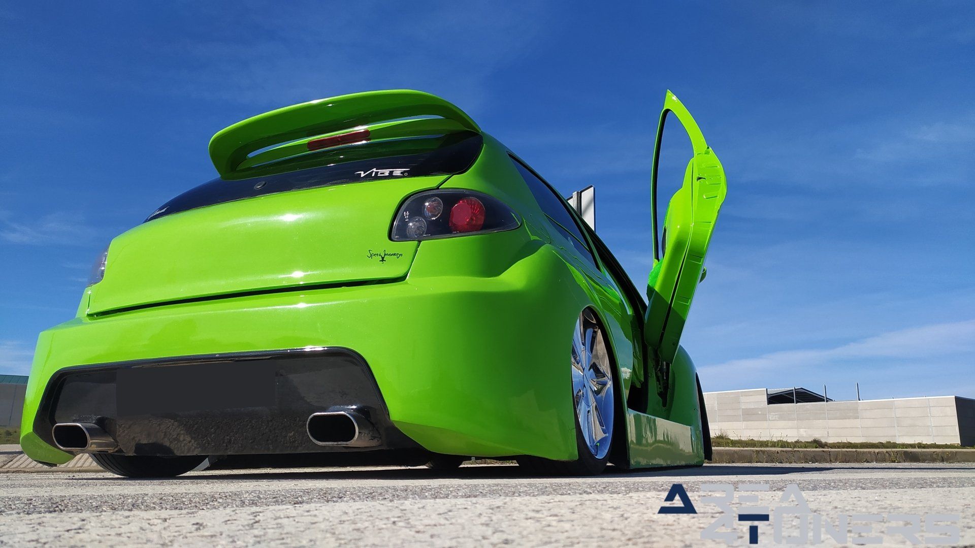 Imagen reportaje coche Tuning Peugeot 206 Mantis Imagen perteneciente al reportaje sobre coche Tuning, de la revista Area4tuners sobre un Peugeot 206