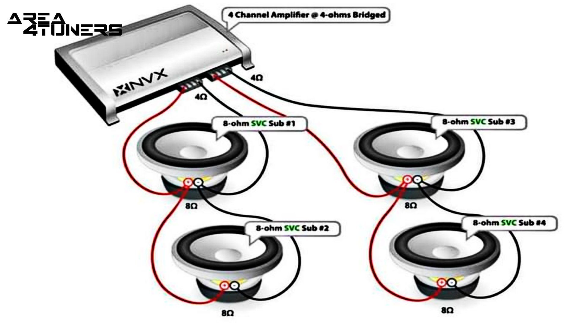 Conexión de car audio nº 52 Tutorial de Area4tuners, para iniciados en el apartado Tuning del car audio