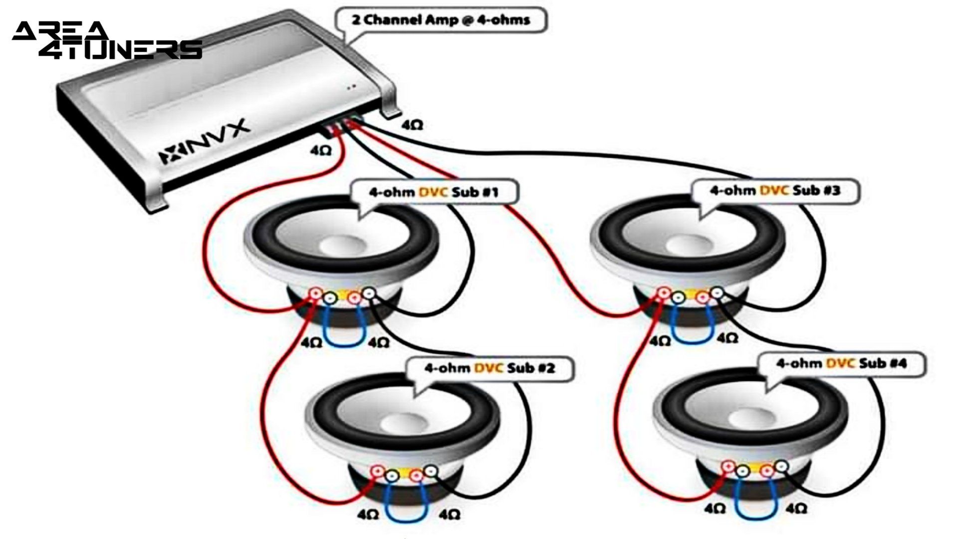 Conexión de car audio nº 12 Tutorial de Area4tuners, para iniciados en el apartado Tuning del car audio