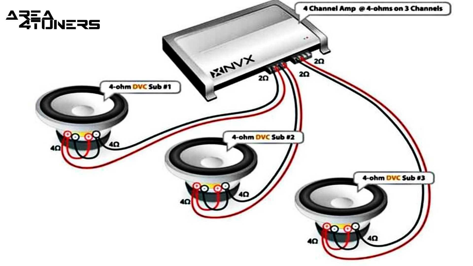 Conexión de car audio nº 19 Tutorial de Area4tuners, para iniciados en el apartado Tuning del car audio