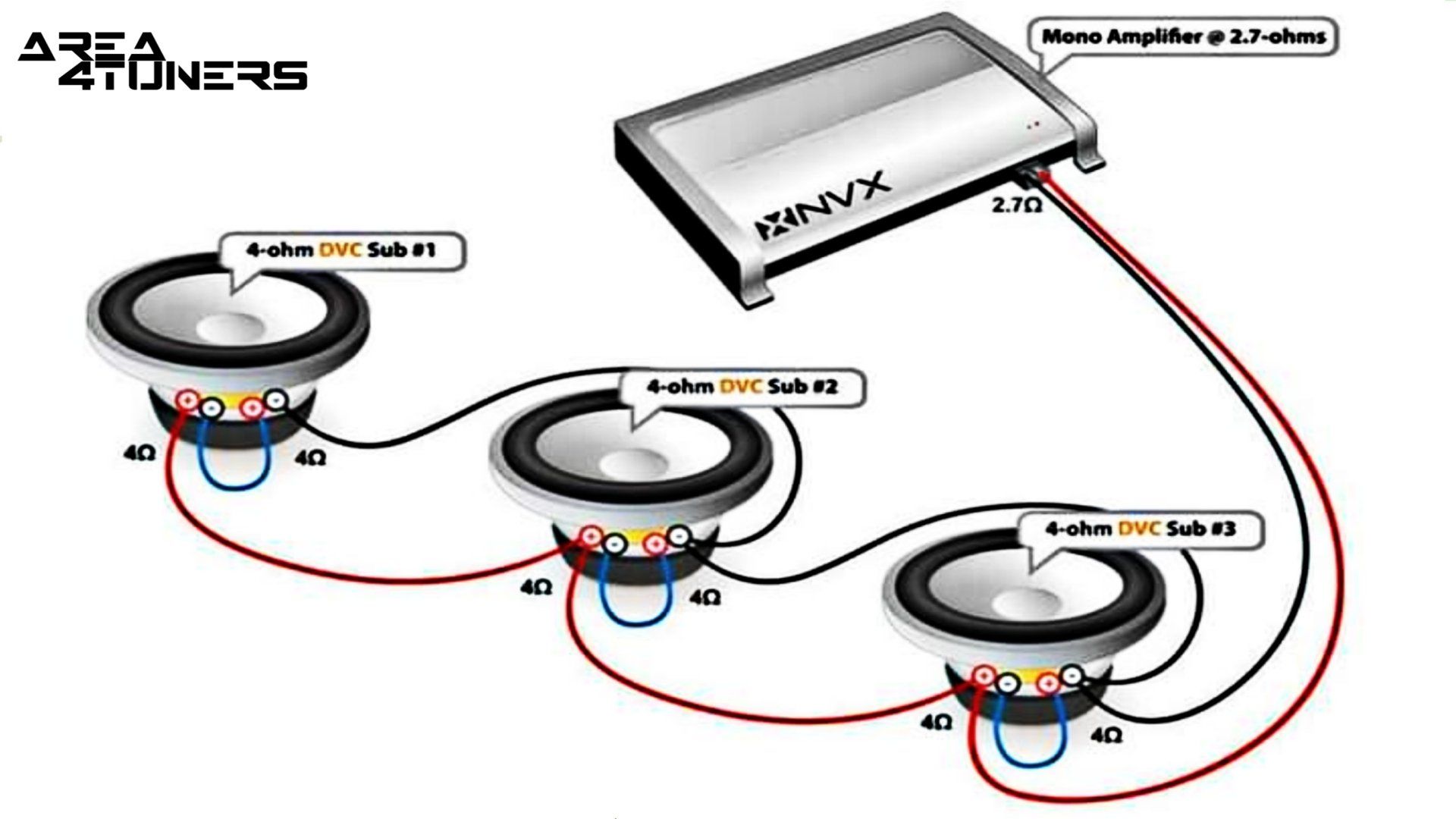 Conexión de car audio nº 20 Tutorial de Area4tuners, para iniciados en el apartado Tuning del car audio