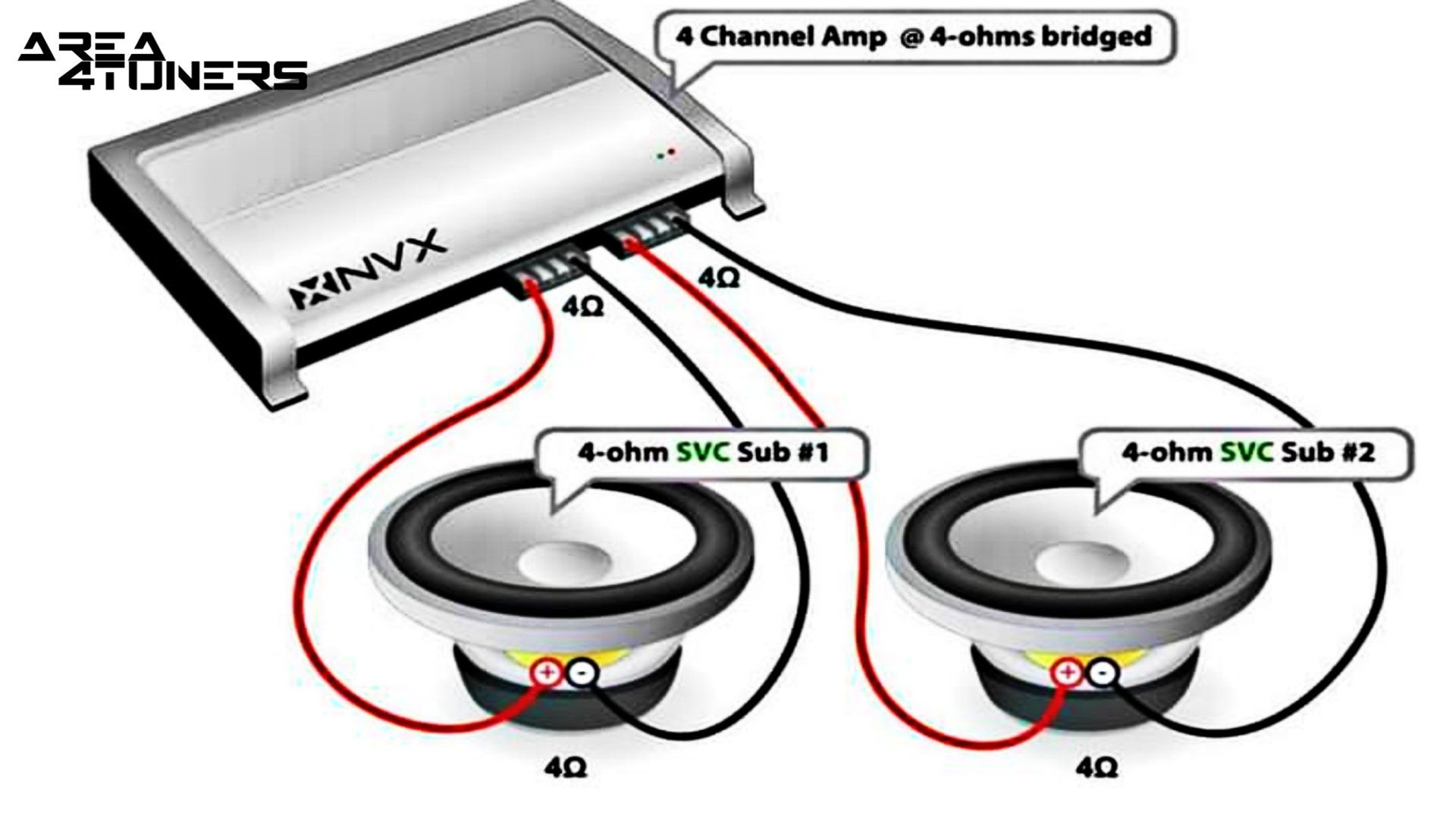 Conexión de car audio nº 27 Tutorial de Area4tuners, para iniciados en el apartado Tuning del car audio