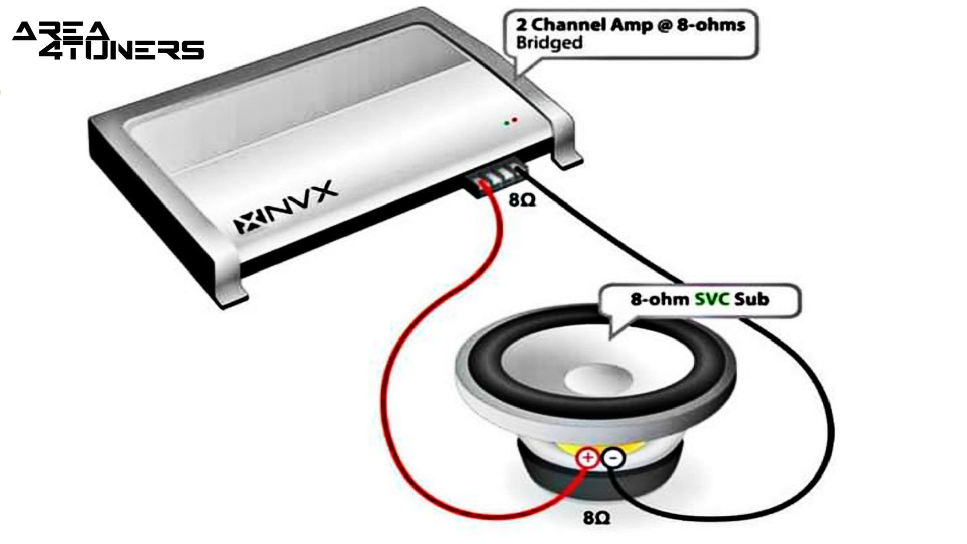 Conexión de car audio nº 43 Tutorial de Area4tuners, para iniciados en el apartado Tuning del car audio