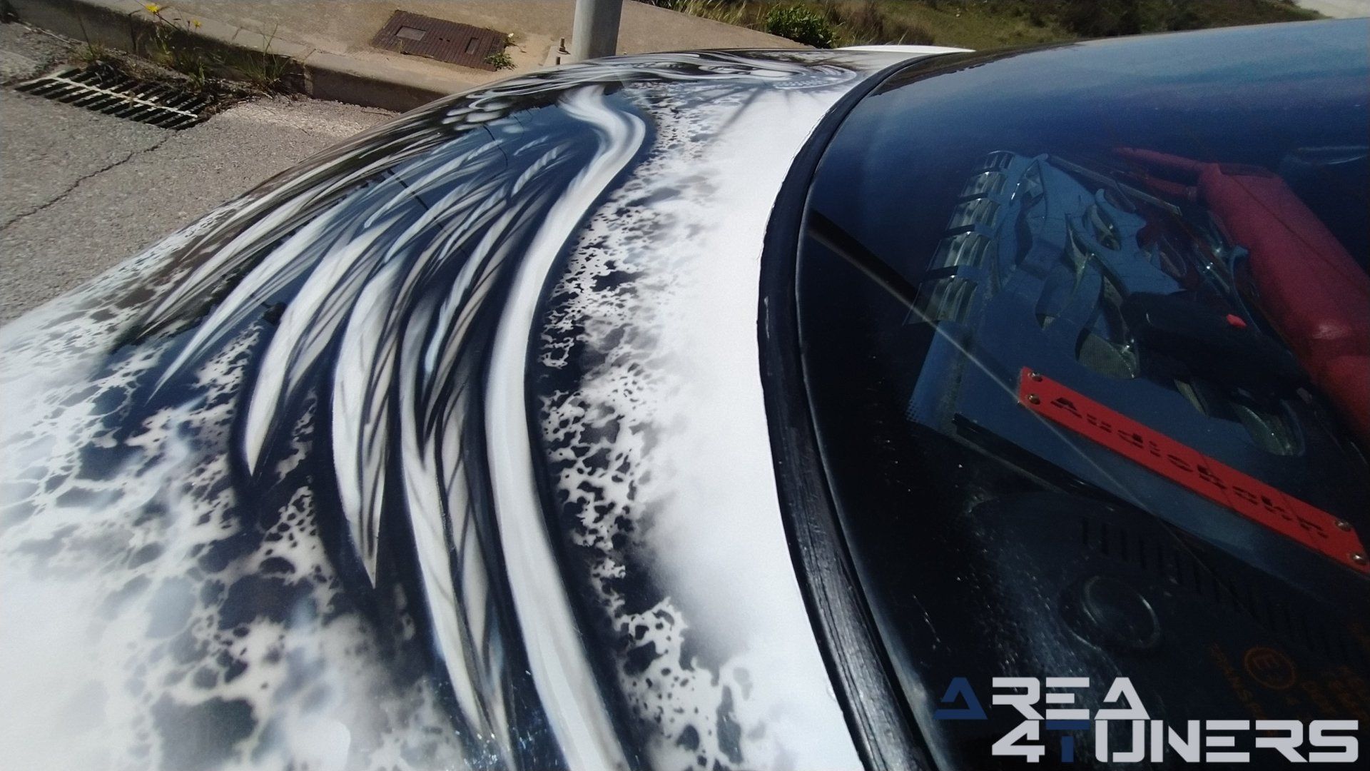 Imagen reportaje coche Tuning Hyundai Coupé White Rose Imagen perteneciente al reportaje sobre coche Tuning, de la revista Area4tuners sobre un Hyundai Coupé