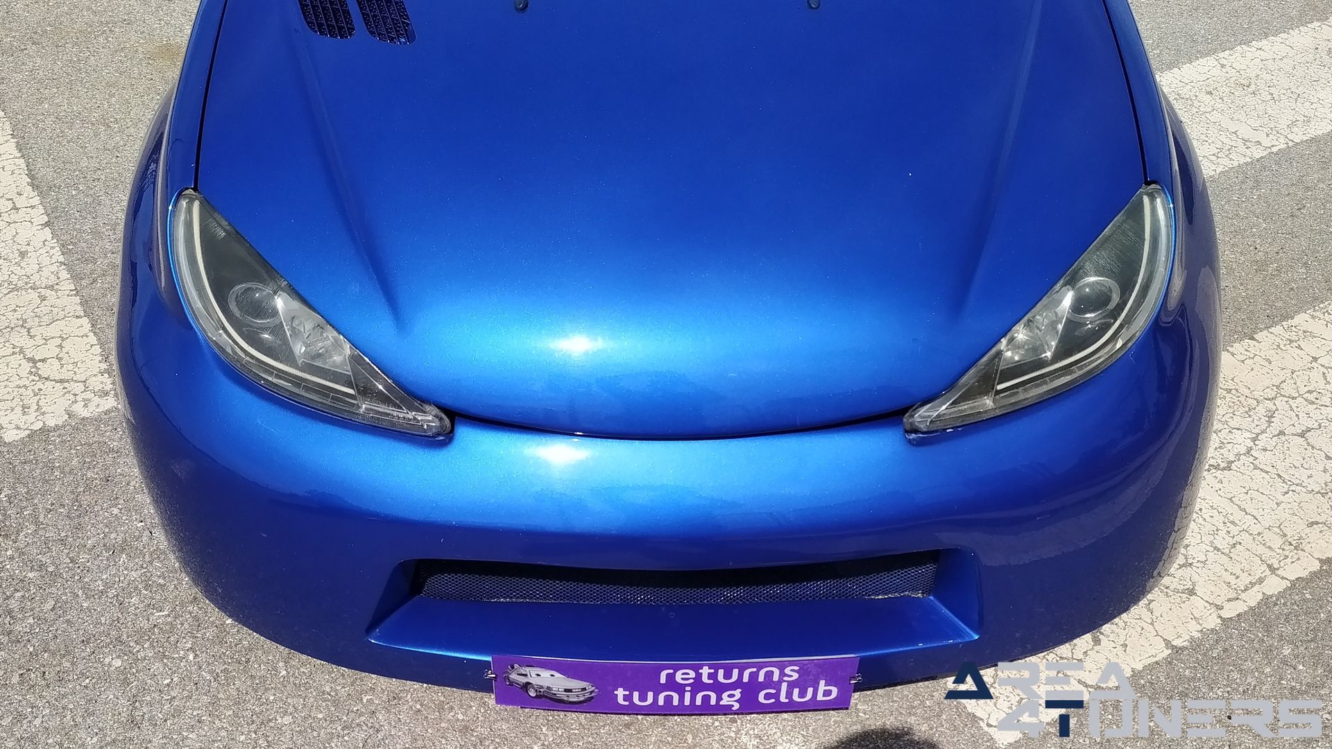 Imagen reportaje coche Tuning Peugeot 206 La Canica Azul Imagen perteneciente al reportaje de coche Tuning, de la revista Area4tuners sobre un Peugeot 206