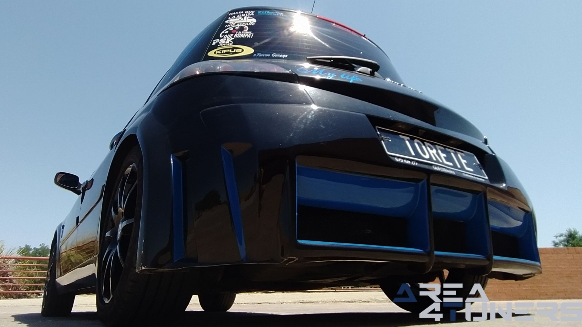 Imagen reportaje coche Tuning Renault Megane Torete Imagen perteneciente al reportaje de coche Tuning, de la revista Area4tuners sobre un Renault Megane