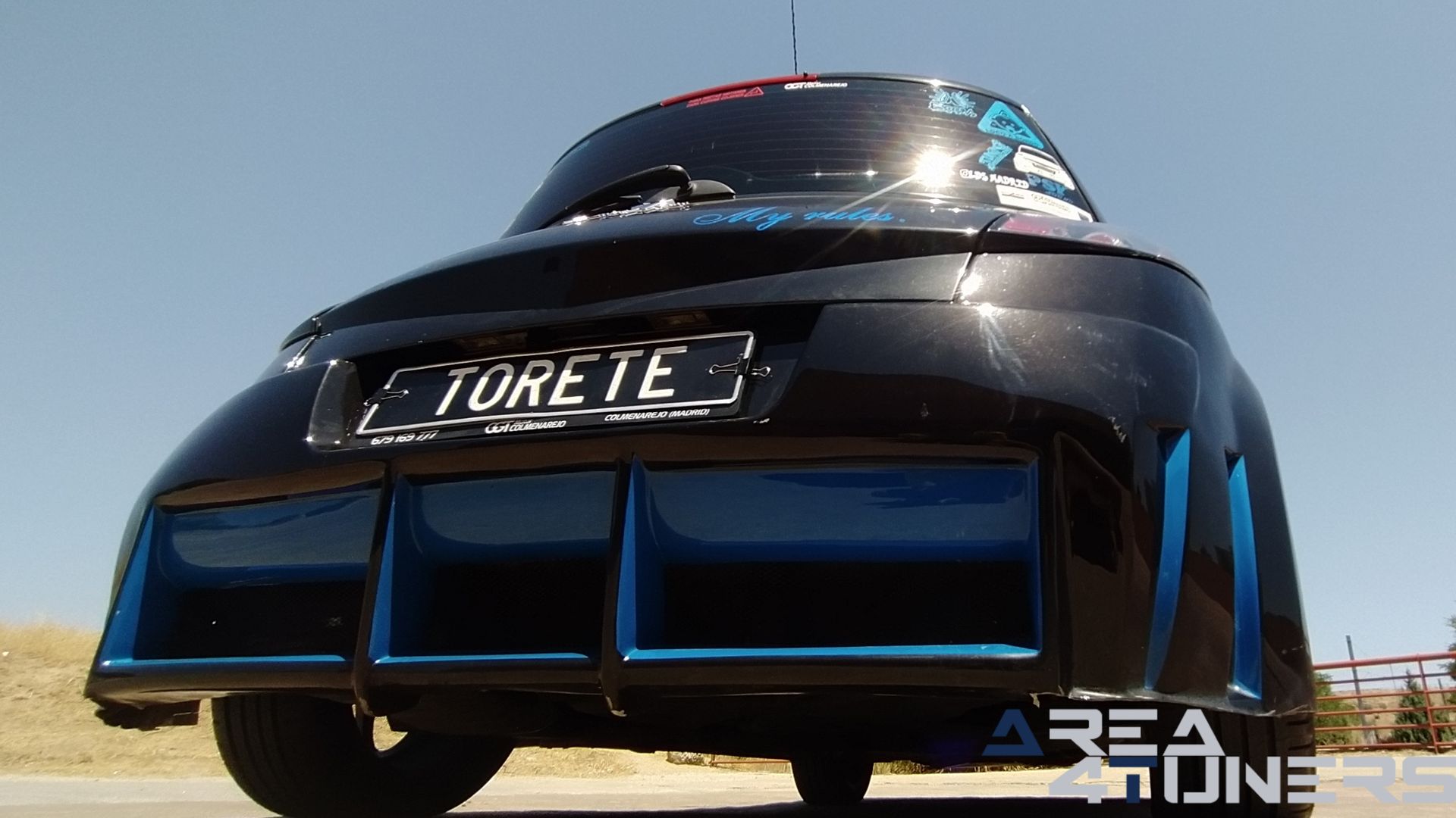 Imagen reportaje coche Tuning Renault Megane Torete Imagen perteneciente al reportaje de coche Tuning, de la revista Area4tuners sobre un Renault Megane