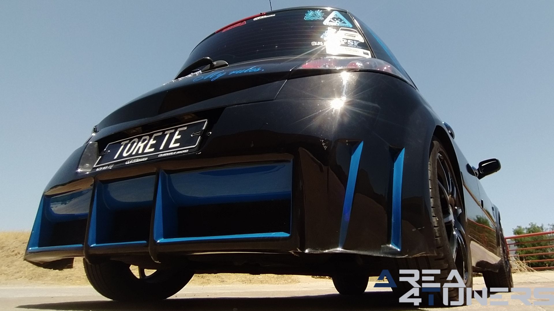 Imagen reportaje coche Tuning Renault Megane Torete Imagen perteneciente al reportaje de coche Tuning, de la revista Area4tuners sobre un Renault Megane