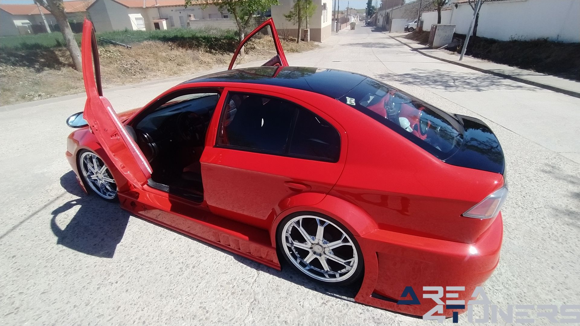 Imagen reportaje coche Tuning Skoda Octavia Pure Old School Imagen perteneciente al reportaje de coche Tuning, de la revista Area4tuners sobre un Skoda Octavia