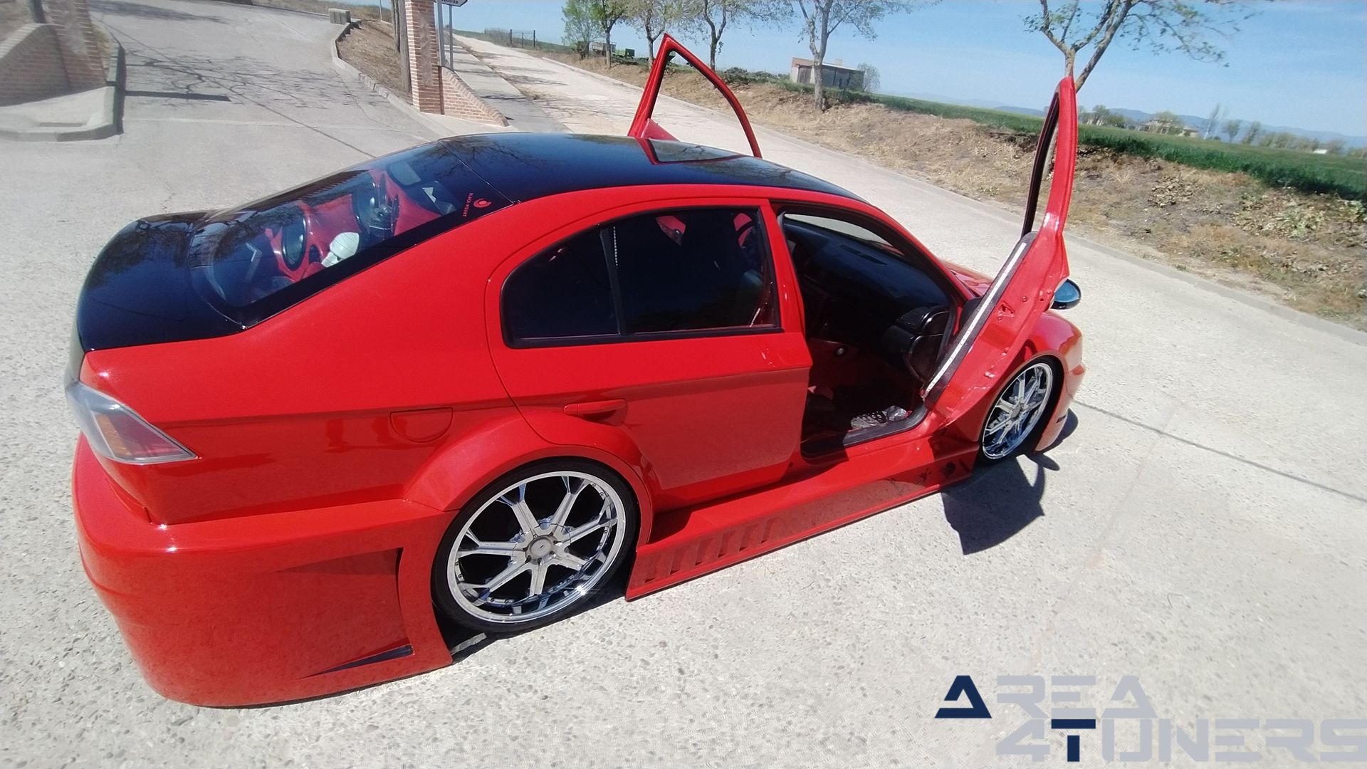 Imagen reportaje coche Tuning Skoda Octavia Pure Old School Imagen perteneciente al reportaje de coche Tuning, de la revista Area4tuners sobre un Skoda Octavia