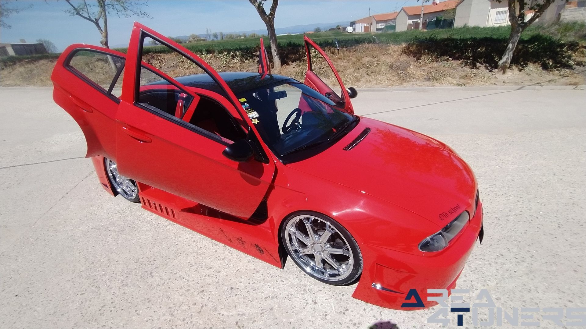 Imagen reportaje coche Tuning Skoda Octavia Pure Old School Imagen perteneciente al reportaje de coche Tuning, de la revista Area4tuners sobre un Skoda Octavia