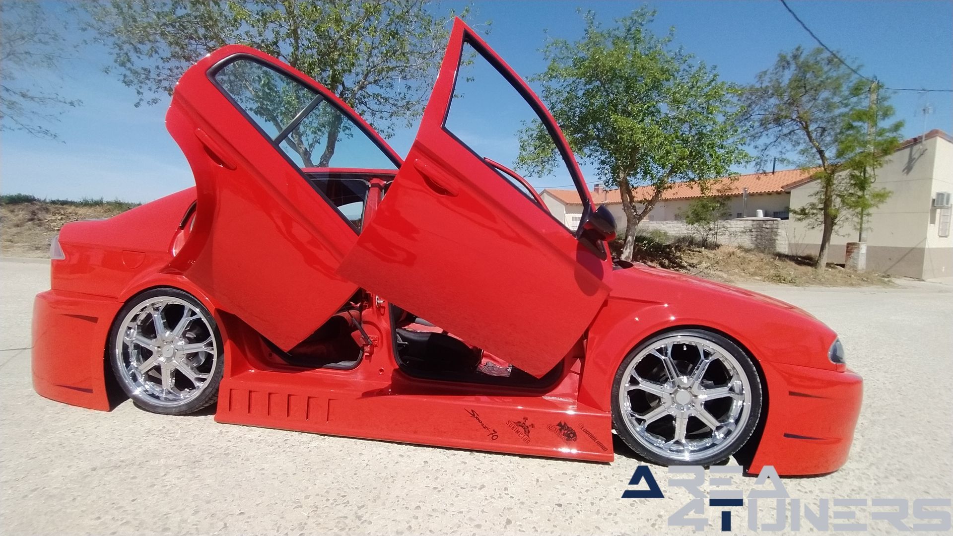 Imagen reportaje coche Tuning Skoda Octavia Pure Old School Imagen perteneciente al reportaje de coche Tuning, de la revista Area4tuners sobre un Skoda Octavia