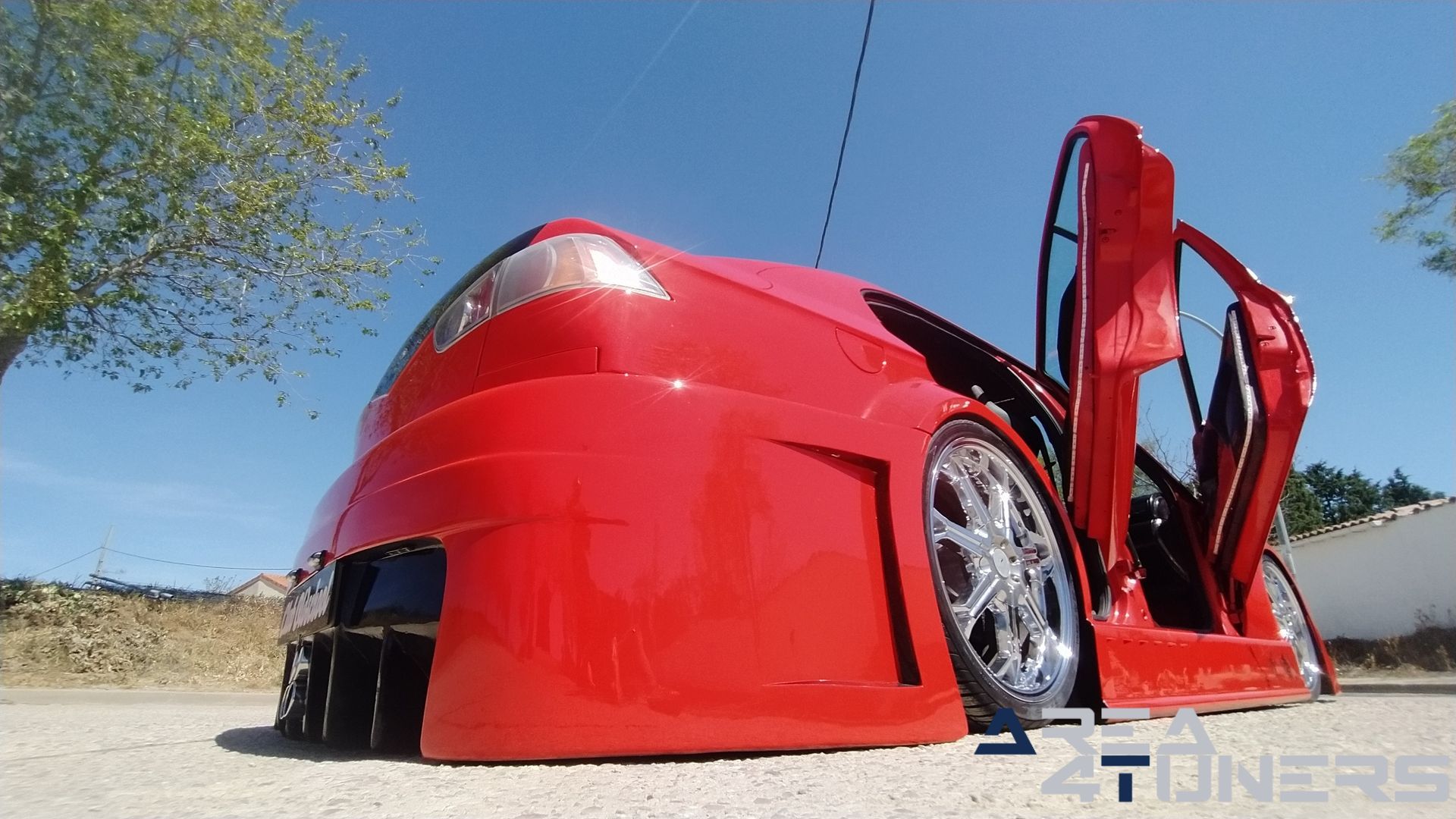 Imagen reportaje coche Tuning Skoda Octavia Pure Old School Imagen perteneciente al reportaje de coche Tuning, de la revista Area4tuners sobre un Skoda Octavia