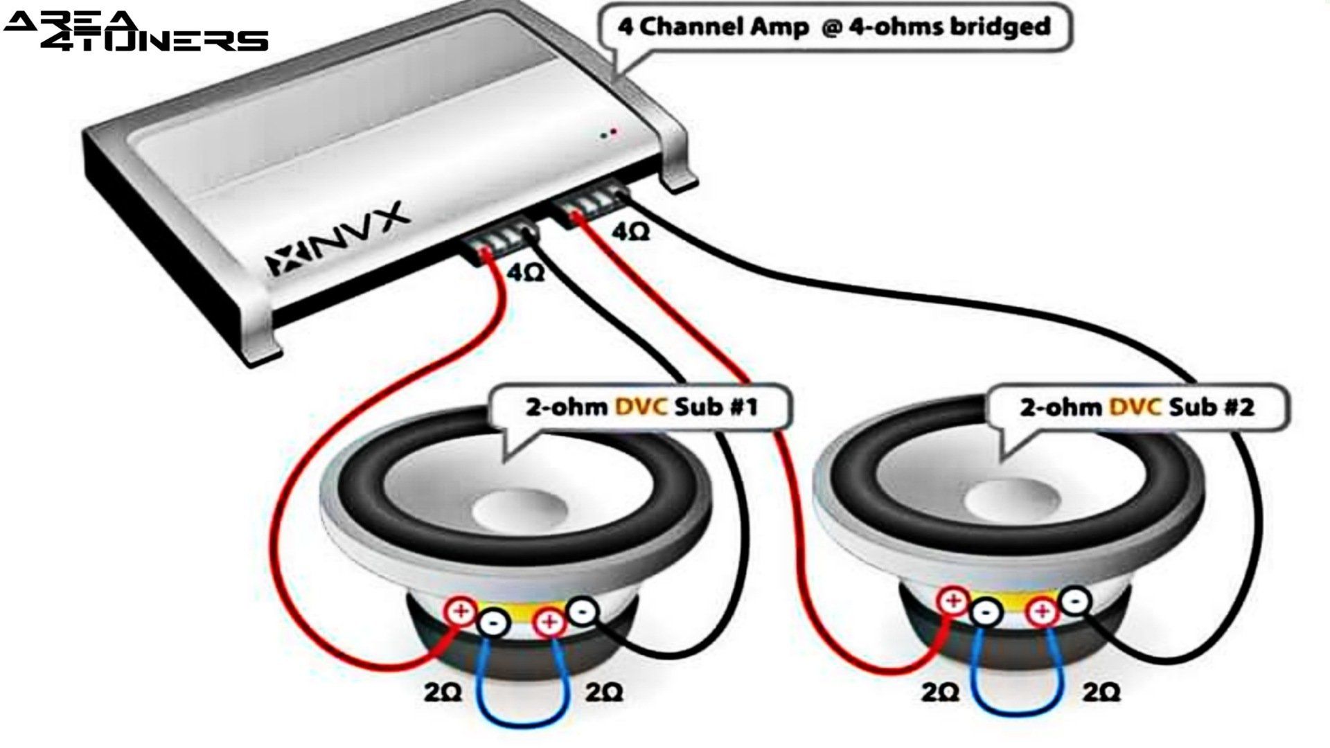 Conexión de car audio nº 49 Tutorial de Area4tuners, para iniciados en el apartado Tuning del car audio