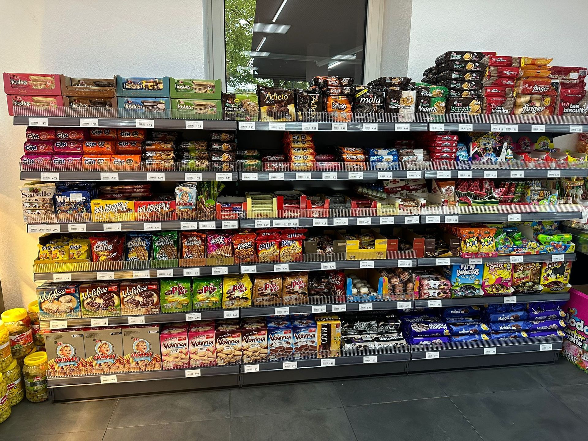 Ladenregal für Supermarkt