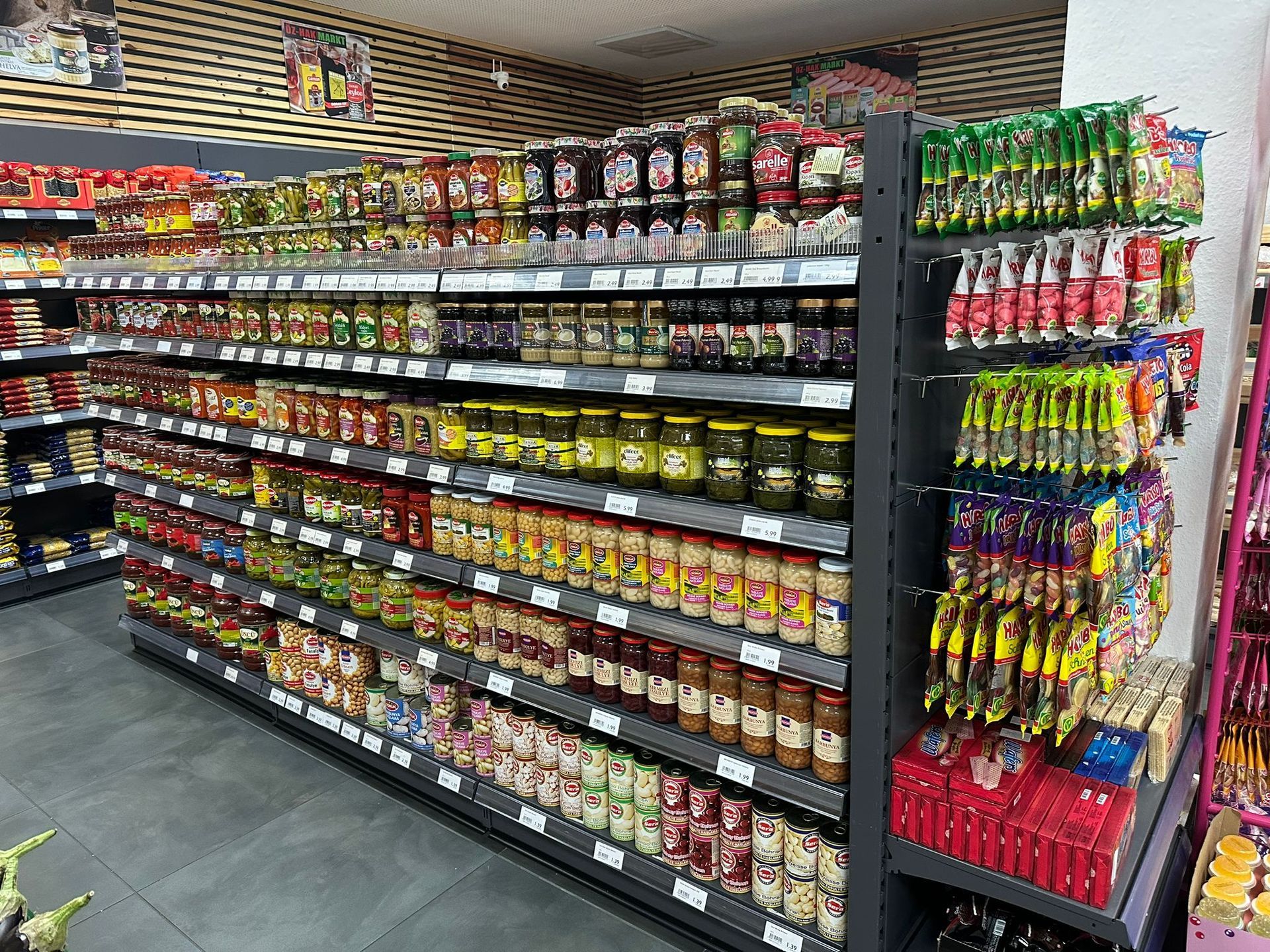 Gondelregal für Supermarkt