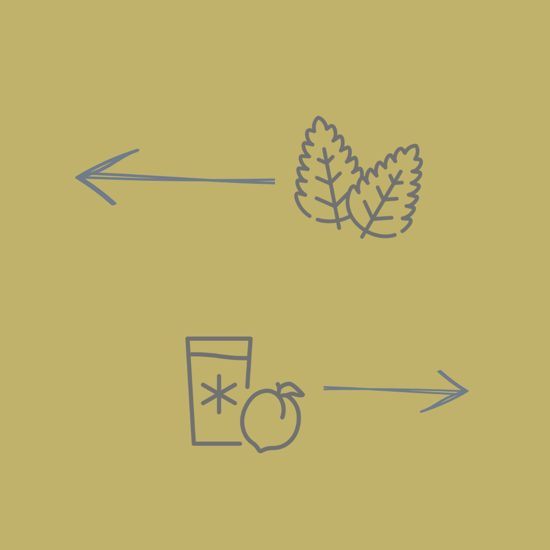 Detonator Pfefferminz und Pfirsich-Eistee Geschmack