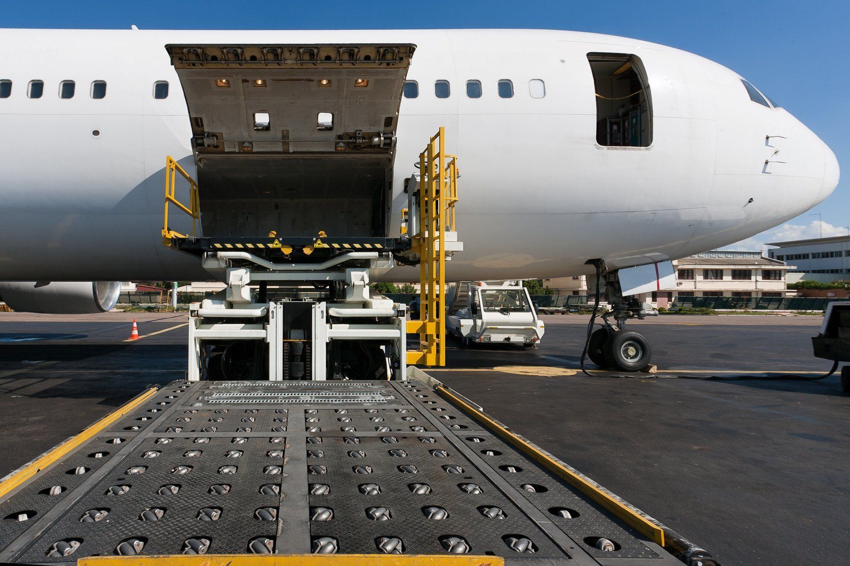 Cargo Aircraft Loading Cargo Charter Services